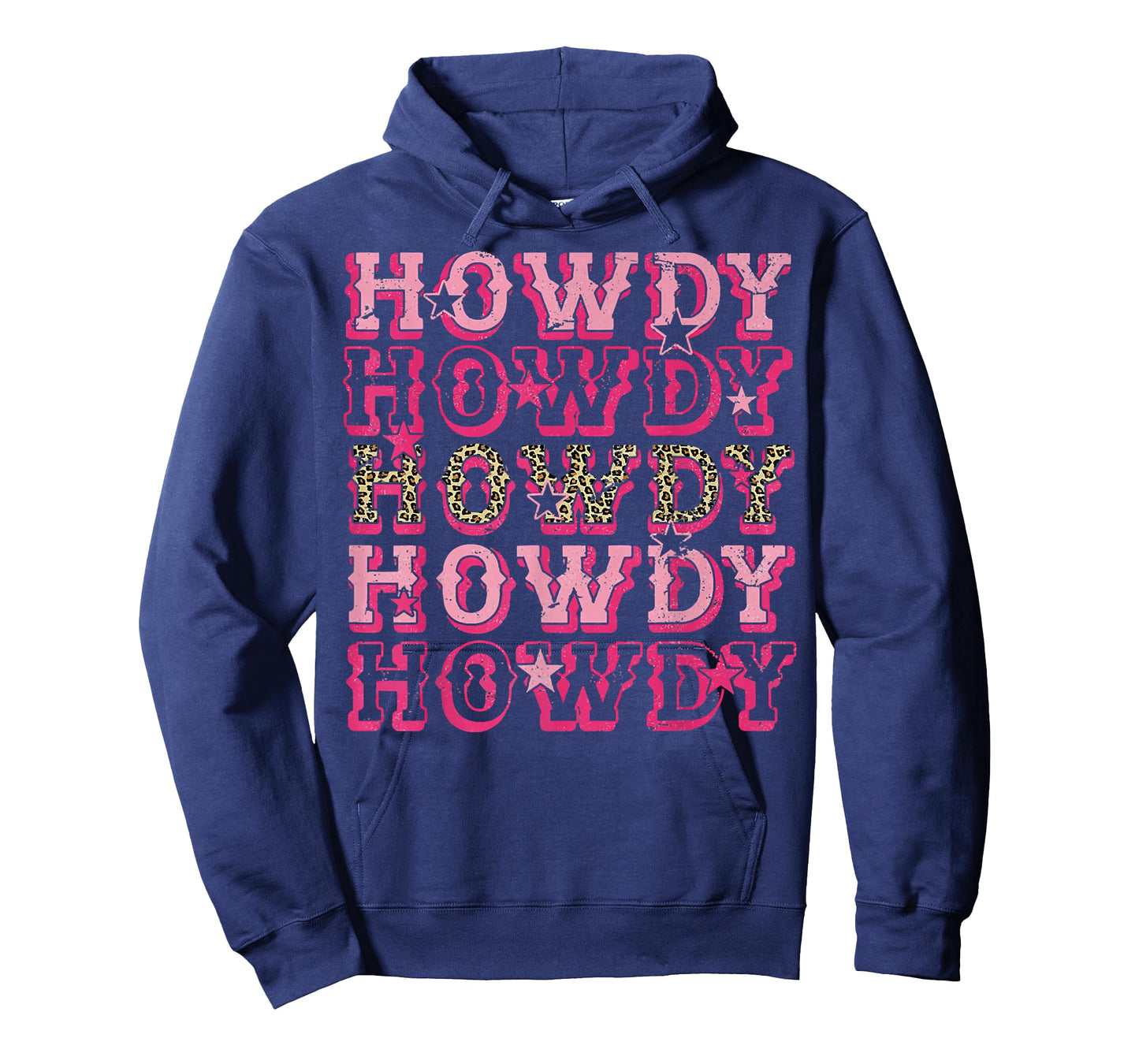 Howdy Pink Leopard Western Cowgirl T-Shirt