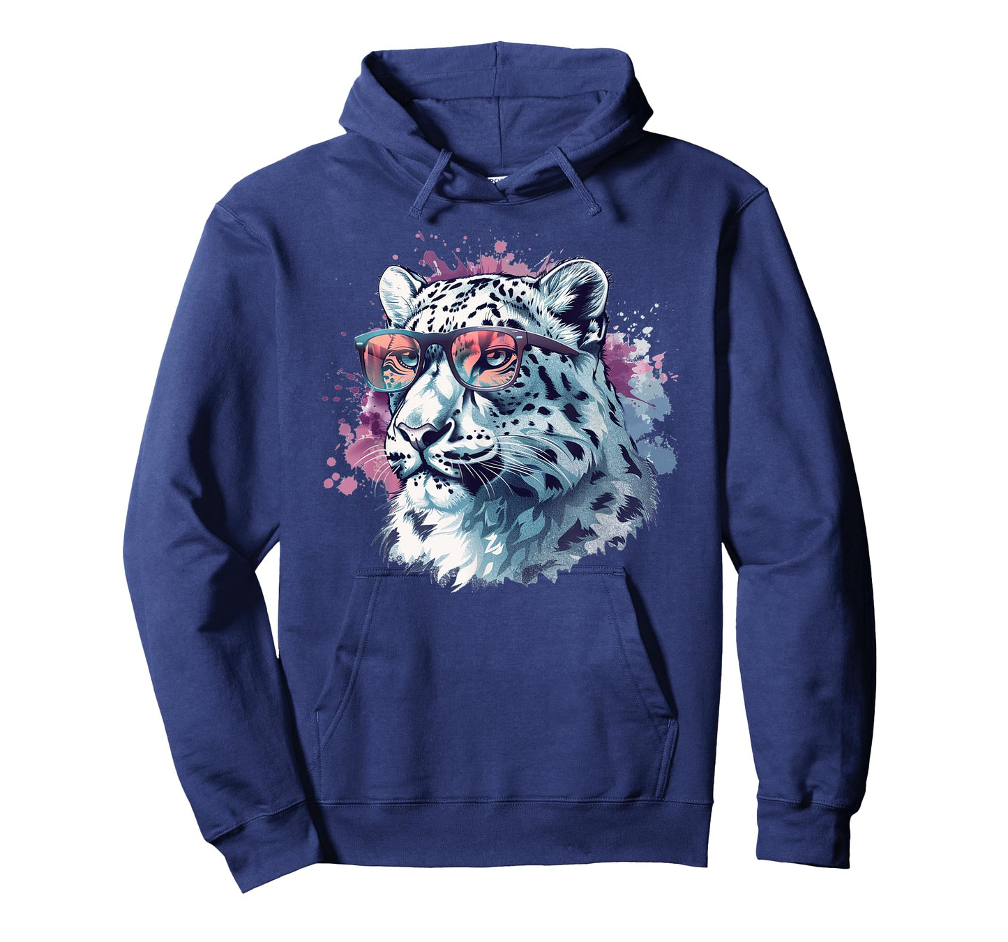 Cool looking Snow Leopard with Shades for Adults and Kids T-Shirt
