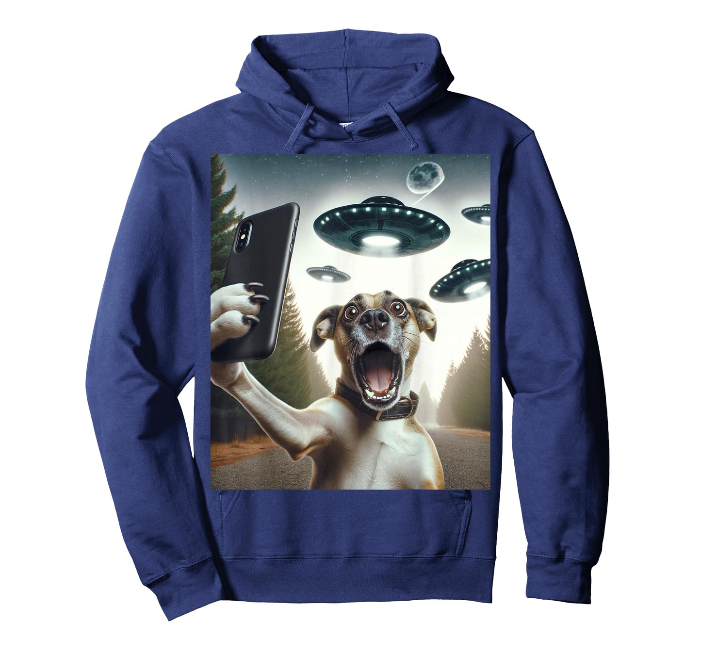 Dog Selfie Ufo T-Shirt