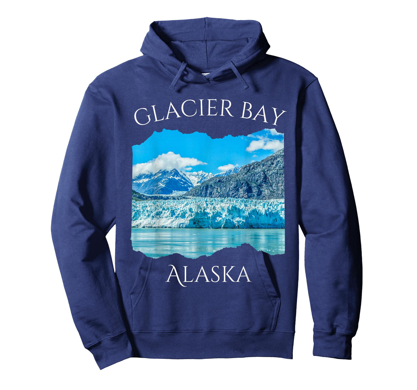 Alaska Souvenir of Glacier Bay Iconic Alaskan Landscape Ice T-Shirt
