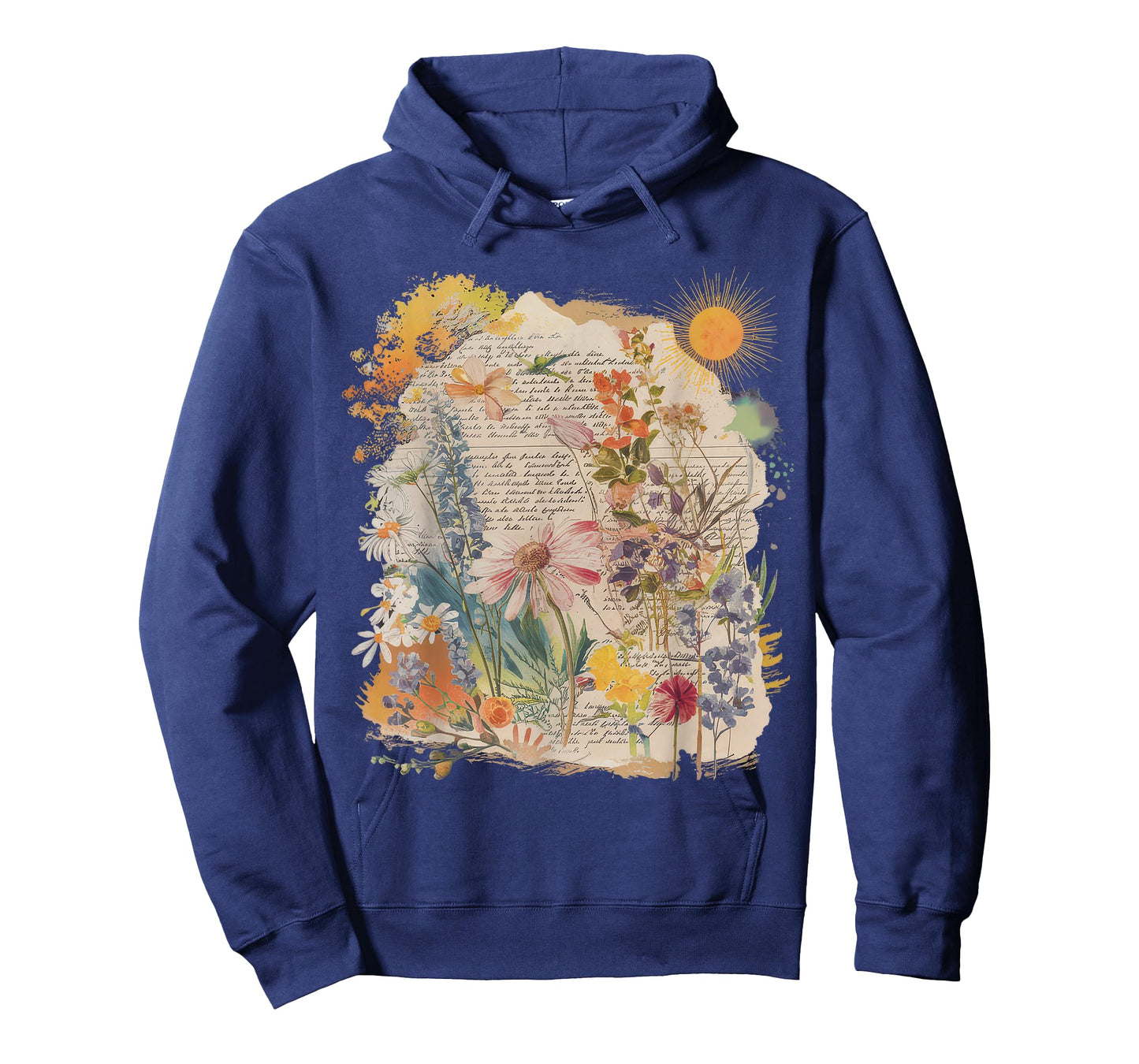 Floral Women TShirt Vintage Boho Wildflower Botanical Flower T-Shirt