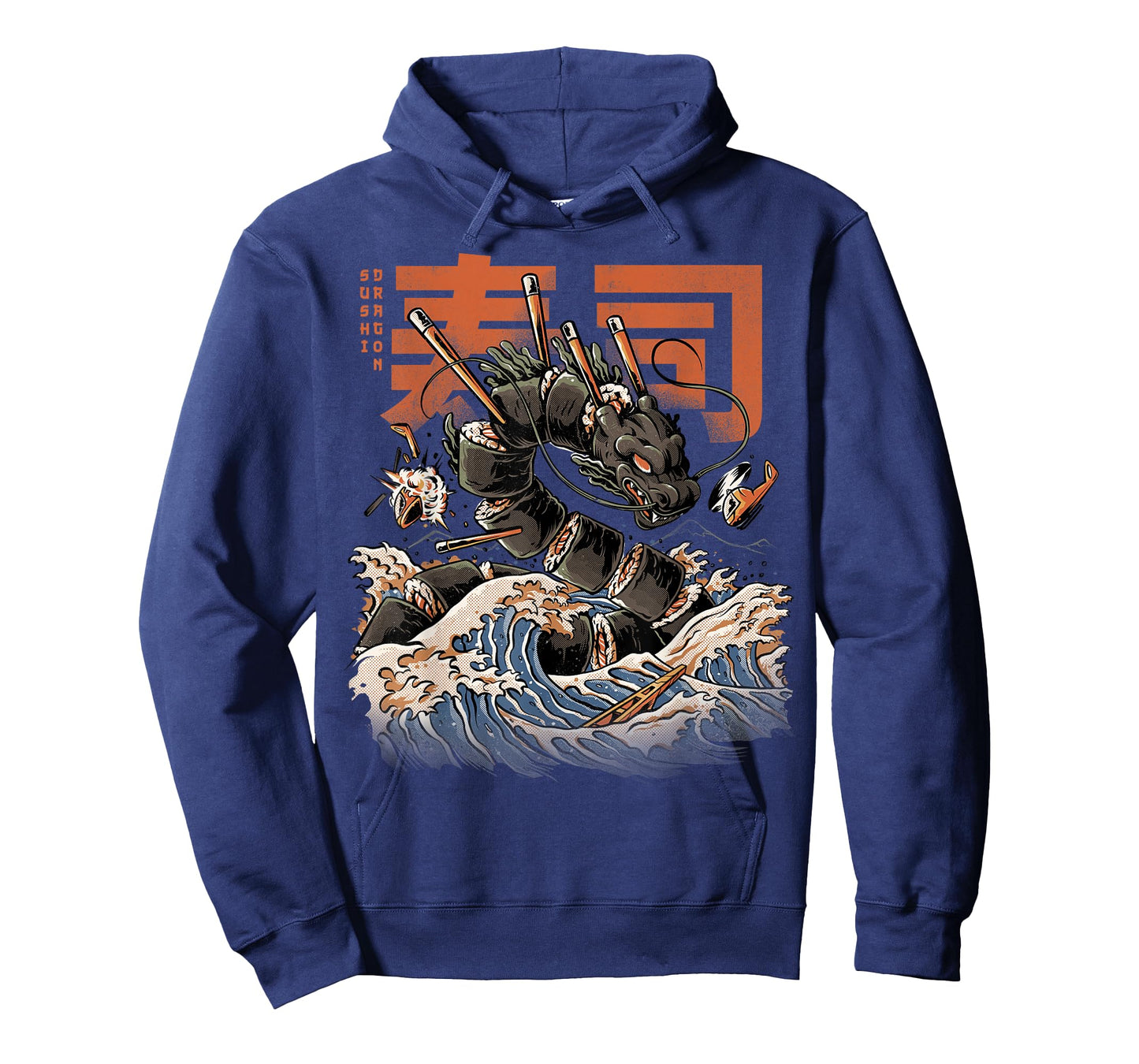 Great Sushi Dragon Japanese Food Kawaii Dragon Anime T-Shirt