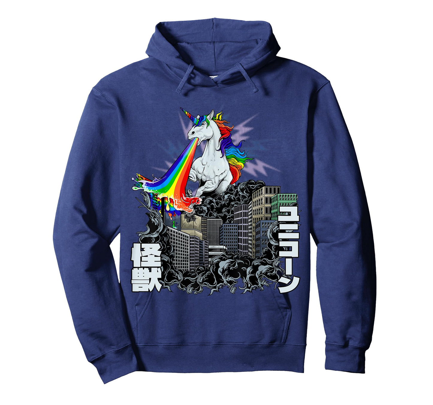 Kaiju Monster Unicorn Rainbow Japan Anime Merch Manga T-Shirt