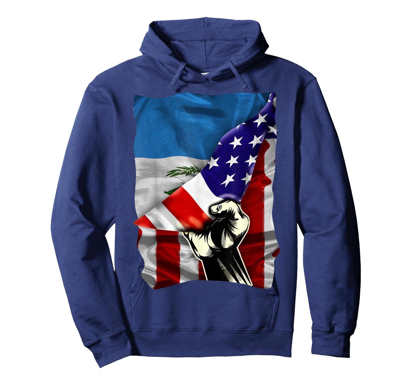 Half American Flag Guatemalan ROOTS USA Flag Guatemala DNA T-Shirt