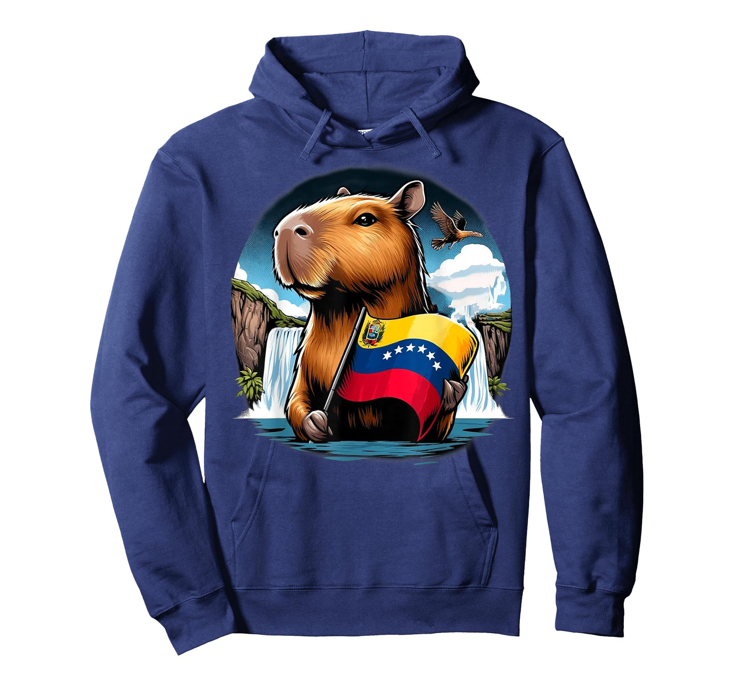 Capybara Venezuela Flag Animal Independence Show Outfit T-Shirt