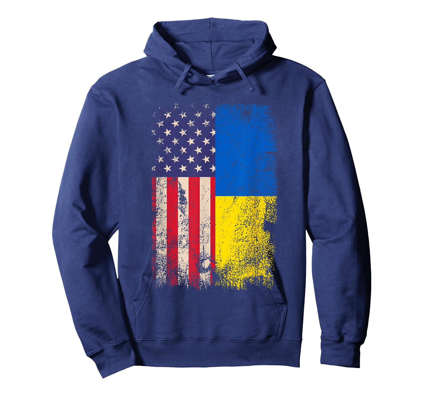 Ukrainian American Flag Ukraine USA Roots Women Men T-Shirt
