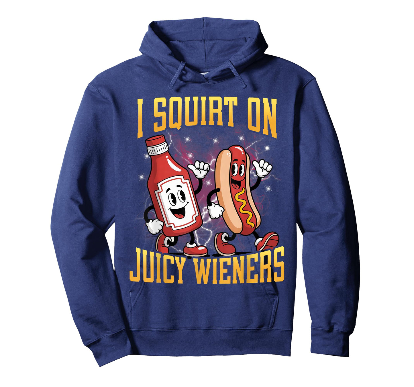 I Squirt On Juicy Wieners Funny Hard Retro Meme Bootleg T-Shirt