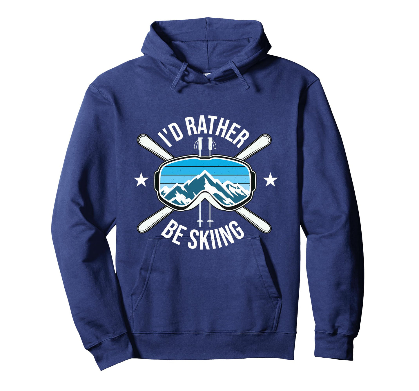 I'd Rather Be Skiing - Ski Winter Sports Freestyle Skier Long Sleeve T-Shirt