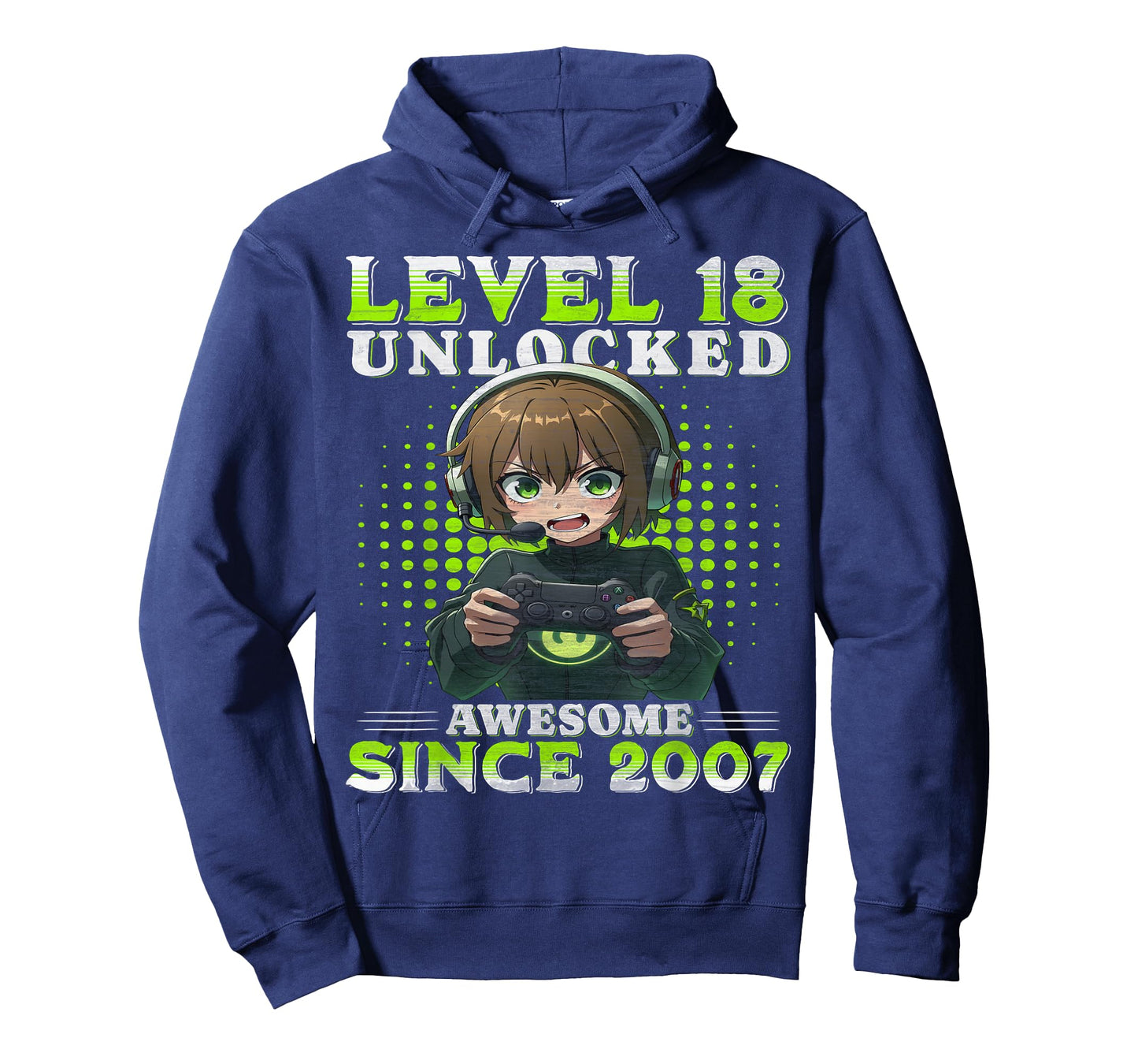 Level 18 Unlocked 18th Birthday Game Anime 18 Year Old Gifts T-Shirt