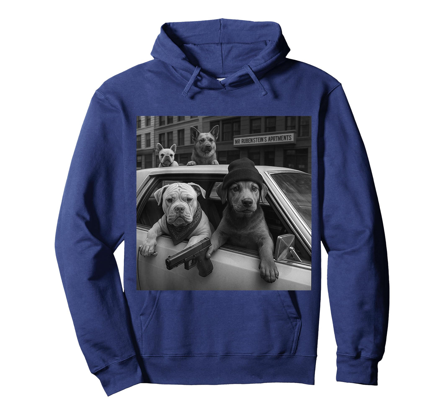 Funny Gangster Dogs Street Graphic Tee Men Women Lover Dog T-Shirt
