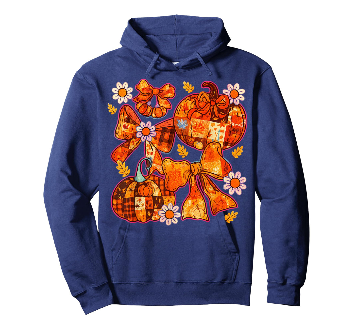 Preppy Pumpkin Thanksgiving Coquette Boho Floral Fall Vibes T-Shirt