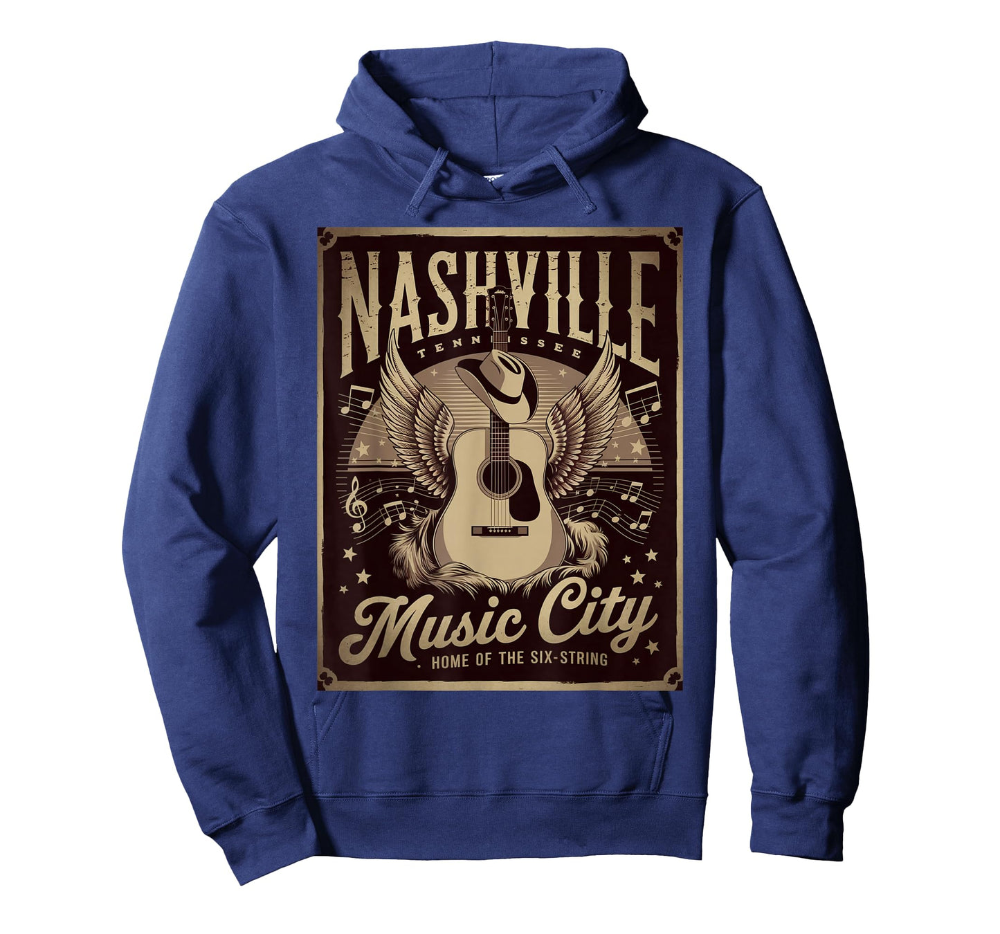 Nashville Tennessee Music city guitar women Western cowboy T-Shirt