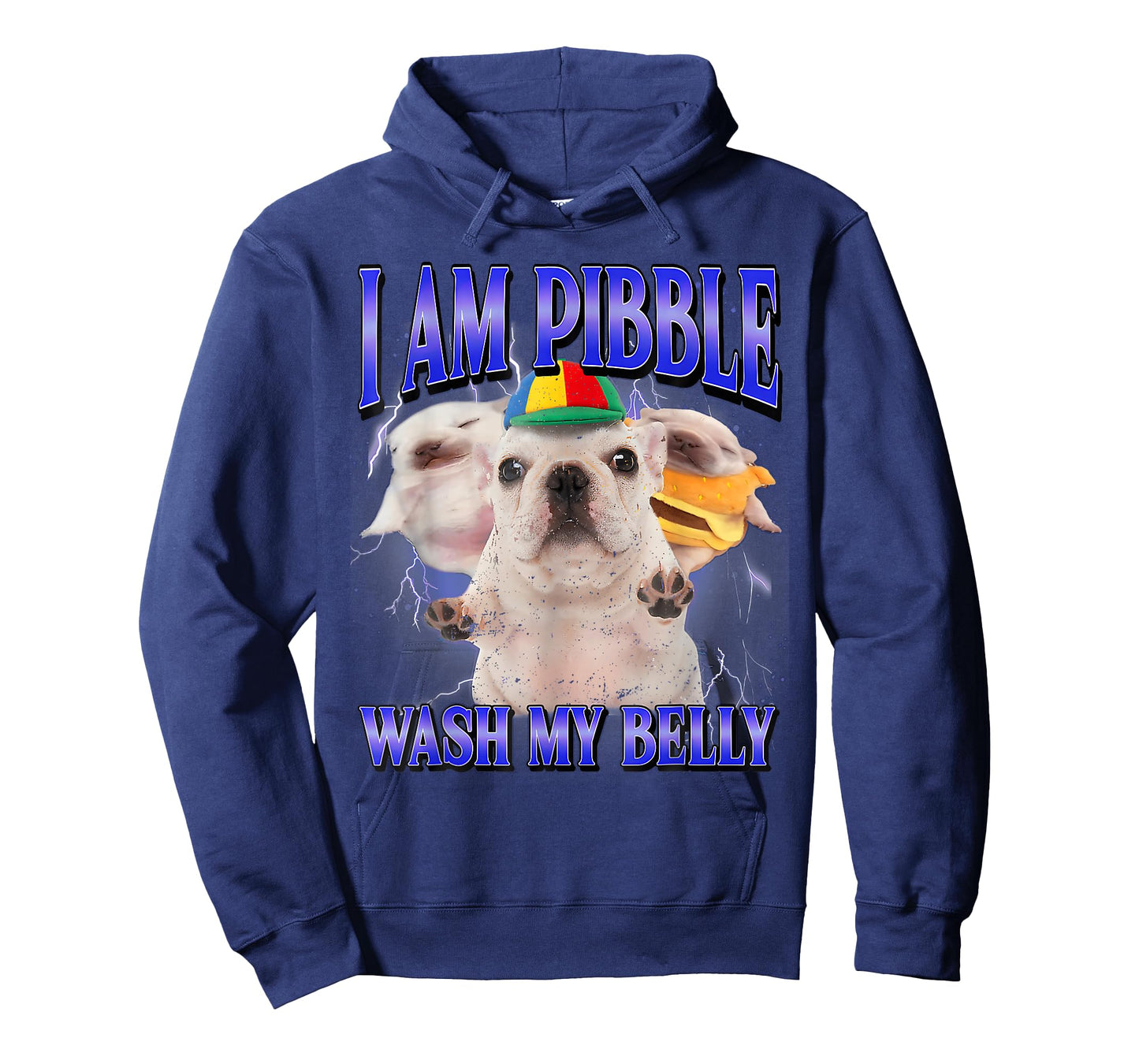 I Am Pibble Wash My Belly Funny Dog Meme T-Shirt