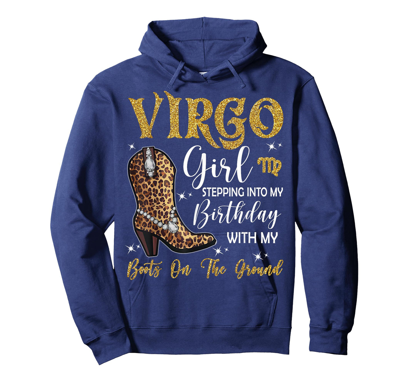 Virgo Zodiac Sign Stepping Into My Birthday Western Cowgirl T-Shirt