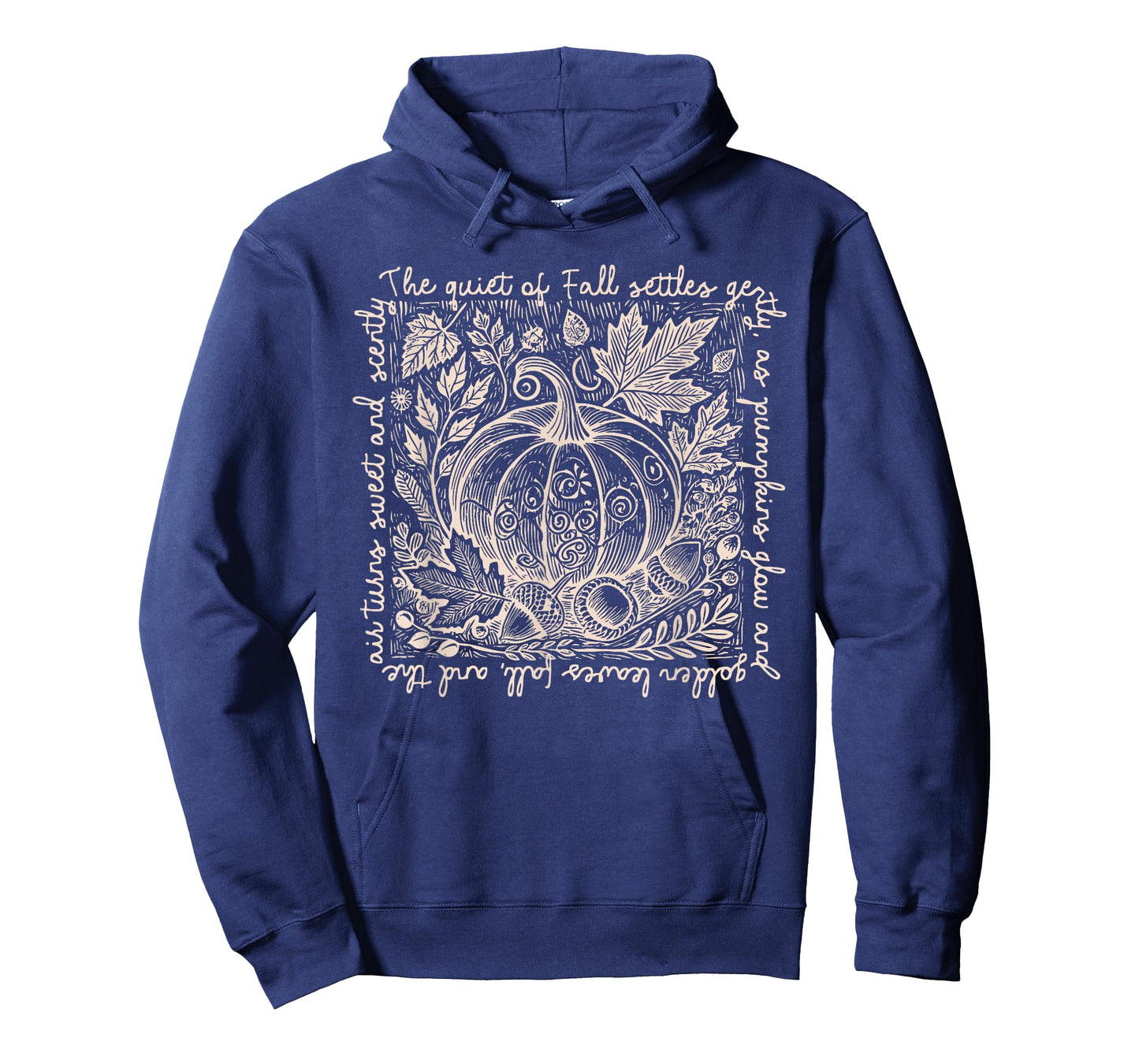 Retro Boho Celestial The Quiet of Fall Settles Gentle Autumn T-Shirt