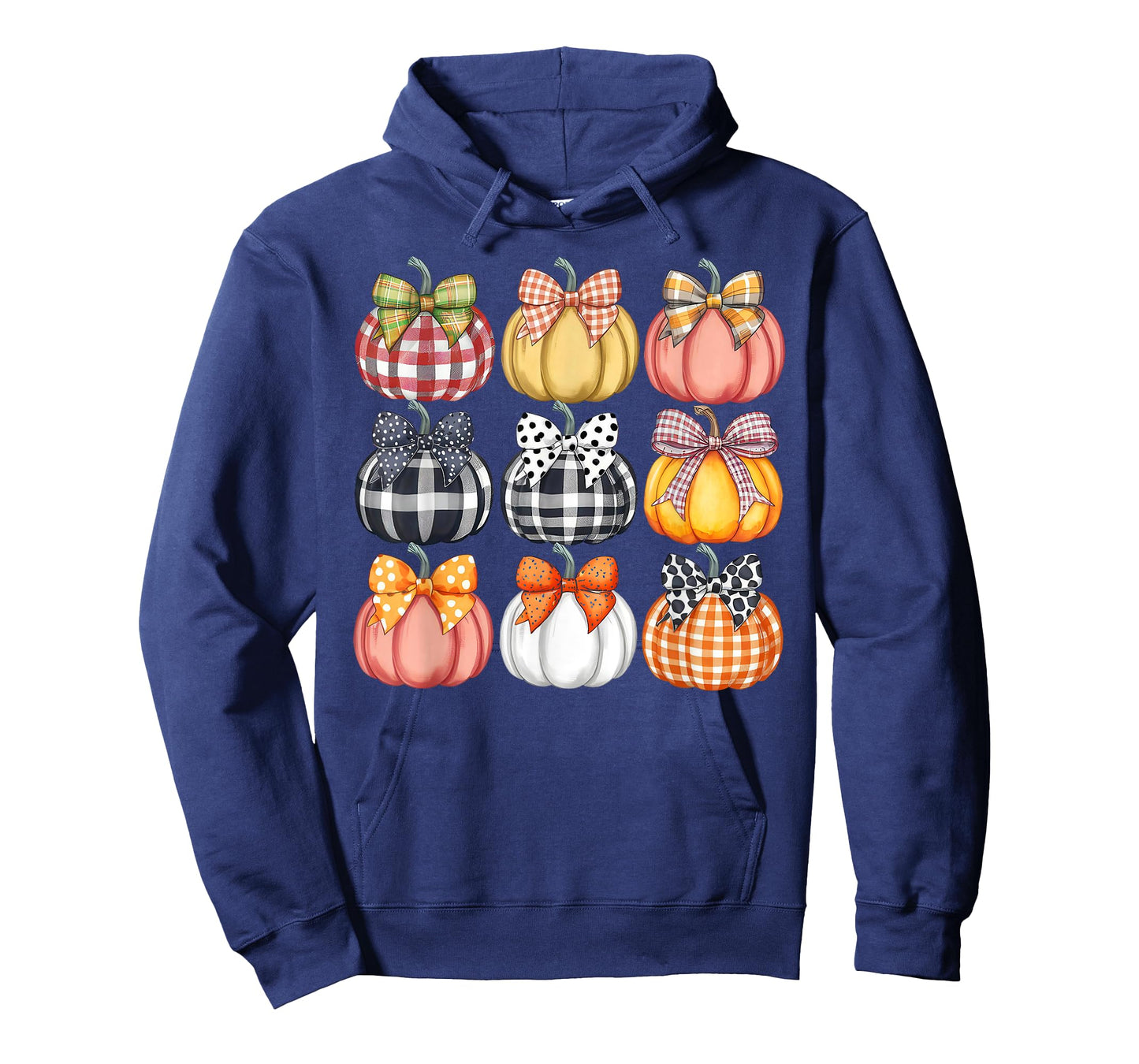 Coquette Bow Pumpkin Season Autumn Fall Leaves Thanksgiving T-Shirt