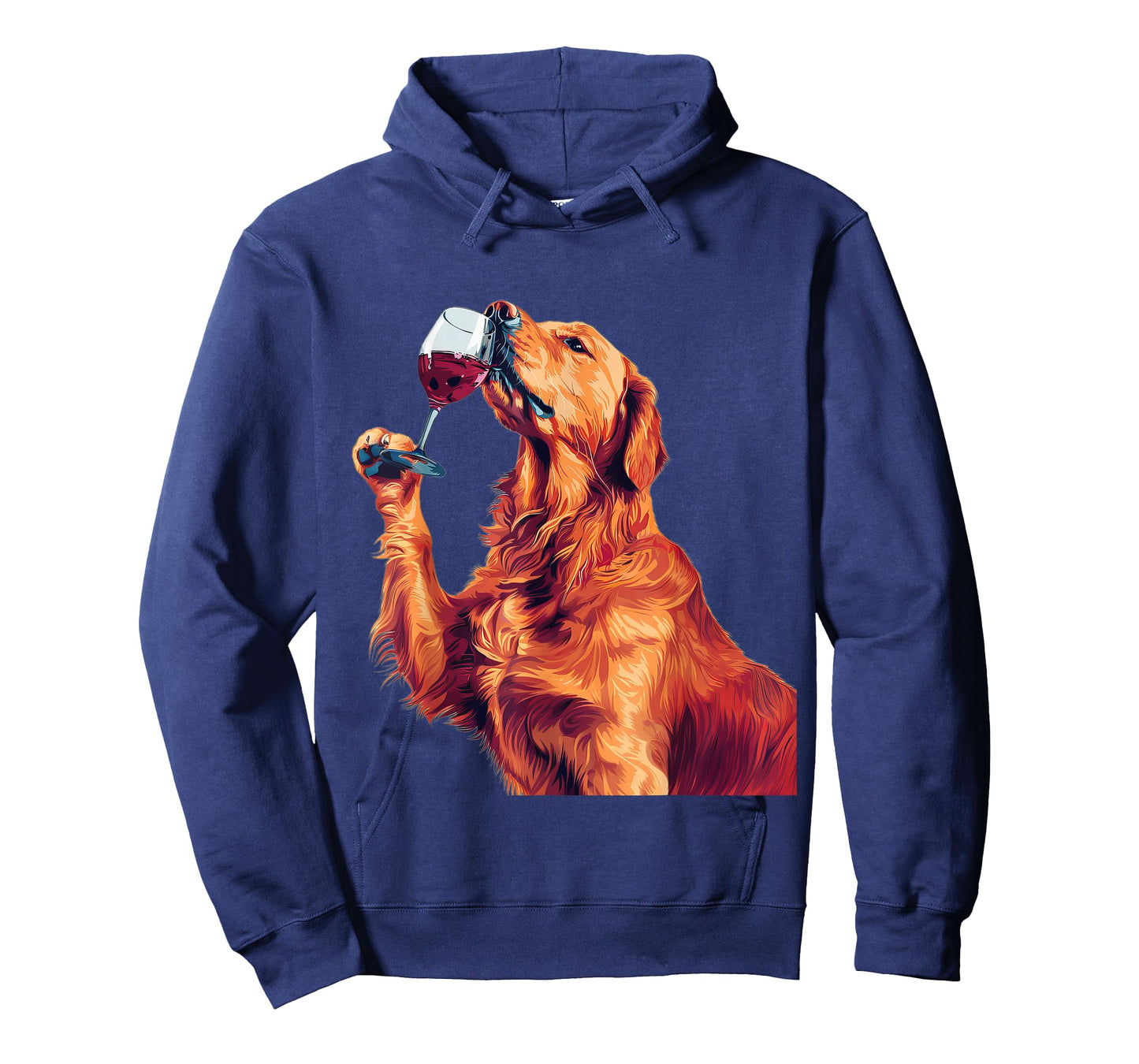 Golden Retriever Wine T-Shirt