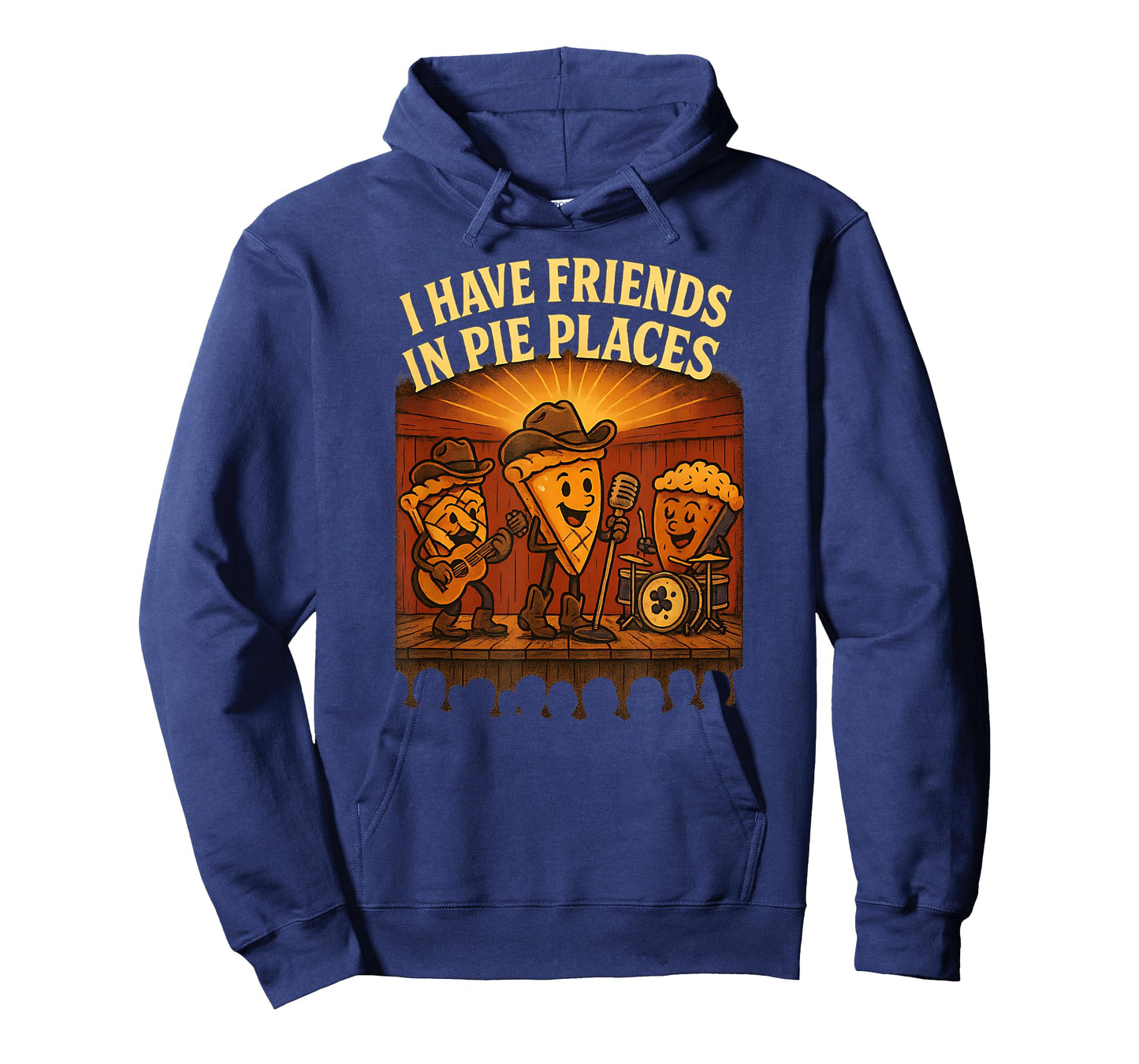 I Have Friends in Pie Places Country Music Dessert Pun T-Shirt