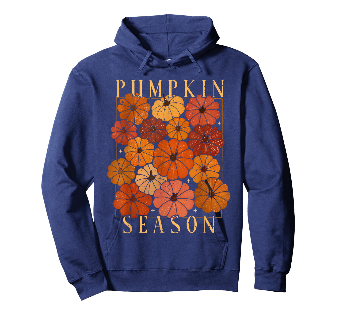 Pumpkin Season Autumn Fall Y'all Leaves Thanksgiving Vintage T-Shirt
