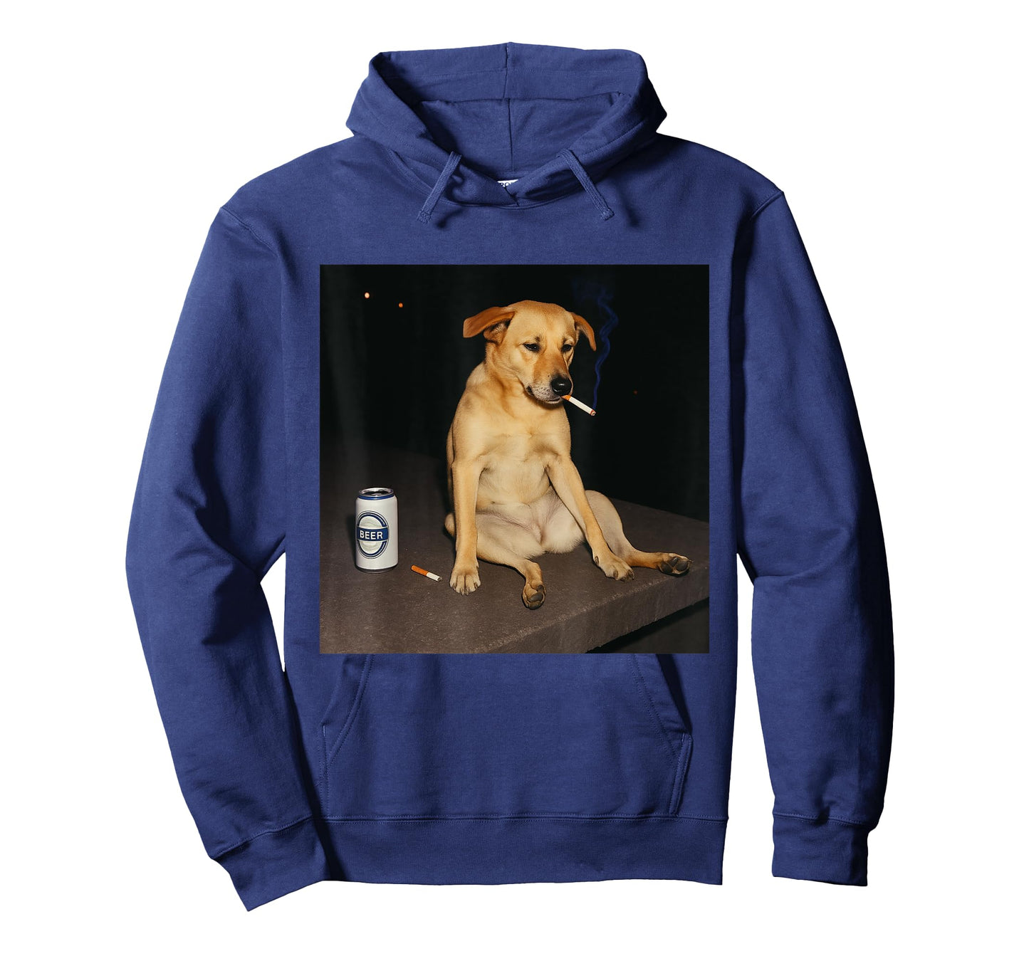 Cigarette Kitten Funny Smoking Dog Meme Stupid Brainrot T-Shirt
