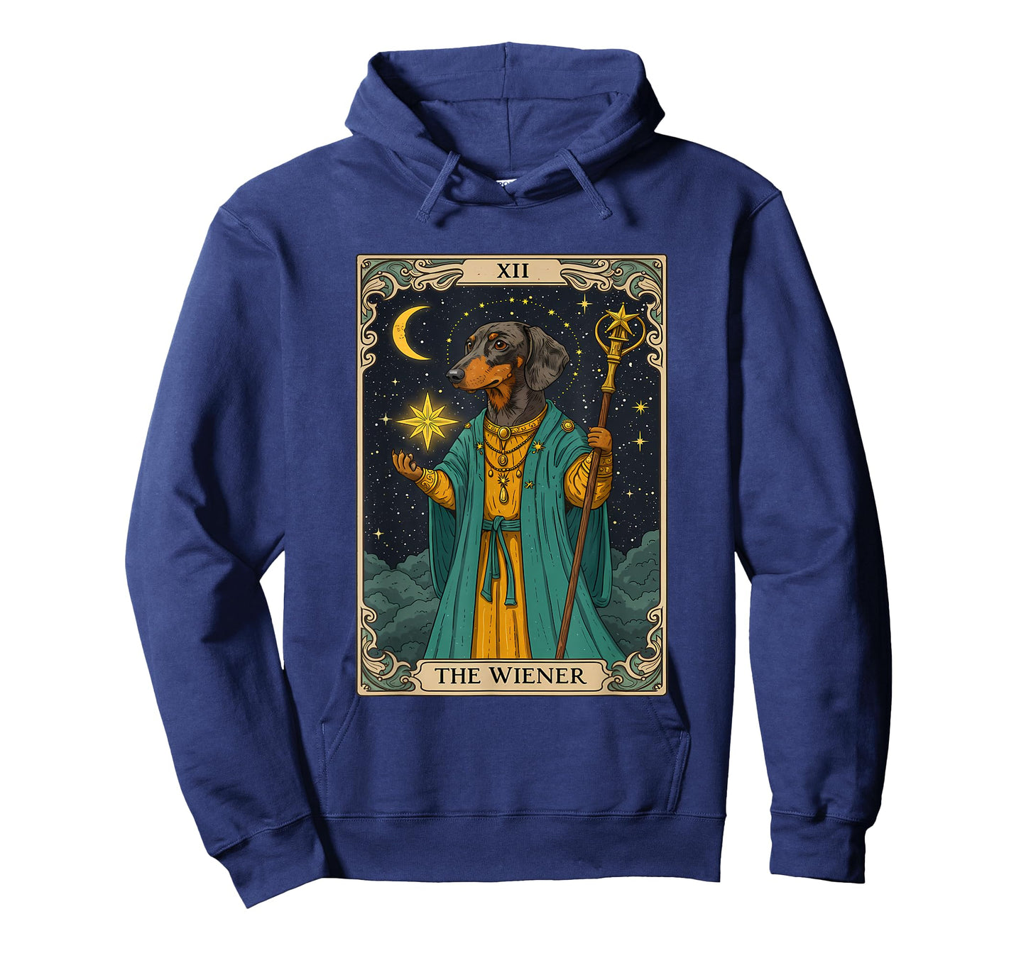 Mystical Dachshund Tarot Card The Wiener Funny Dog Lover T-Shirt