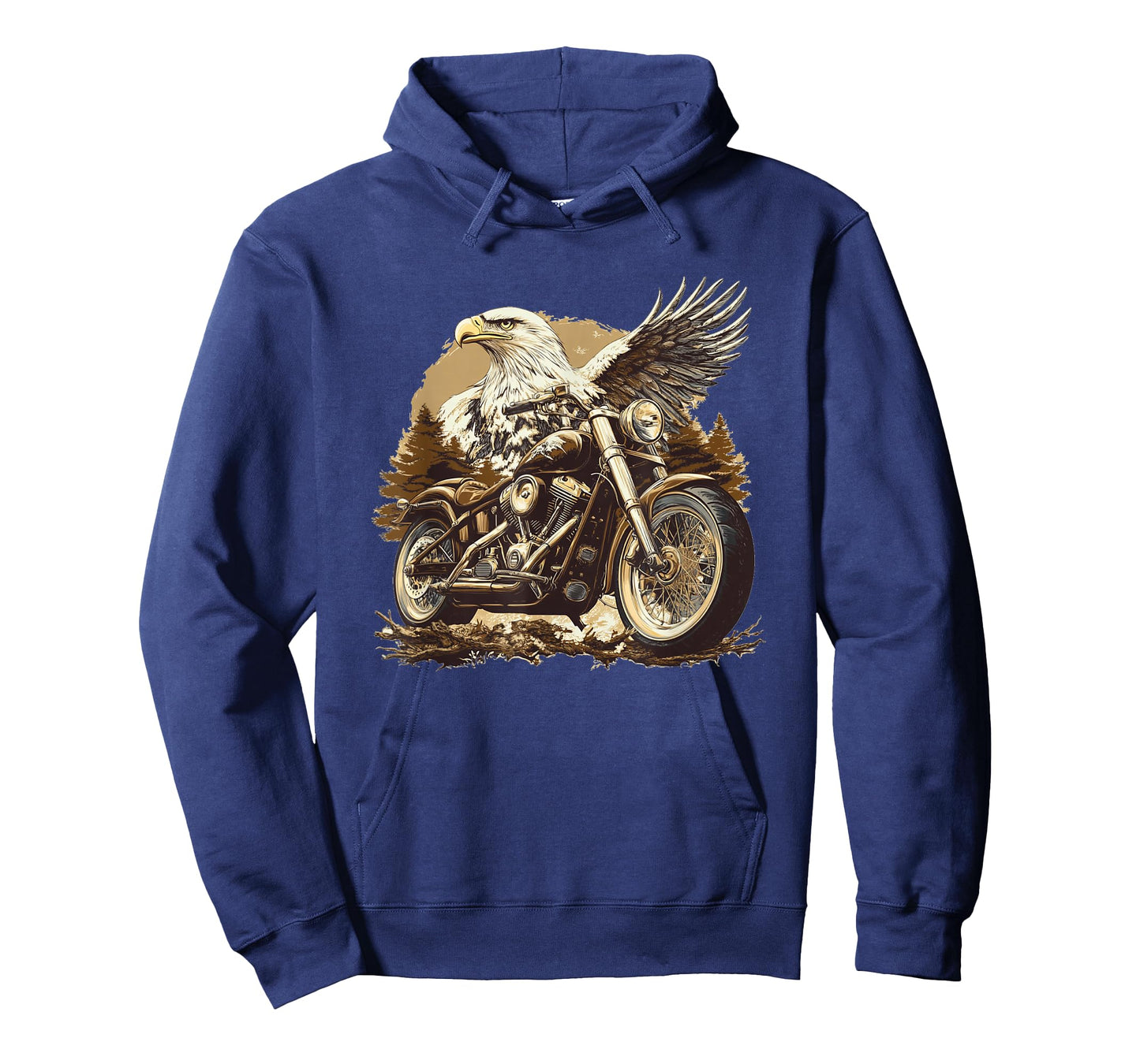 Nice Eagle Biker Costume for Motorcycle Lovers T-Shirt