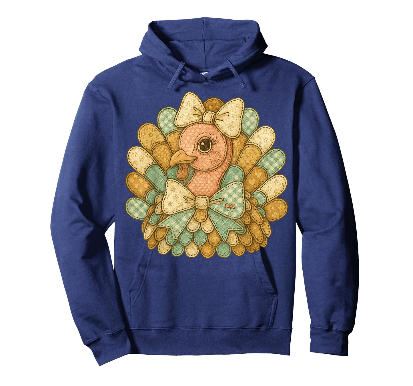 Funny Turkey Thanksgiving Coquette Boho Floral Fall Vibes T-Shirt