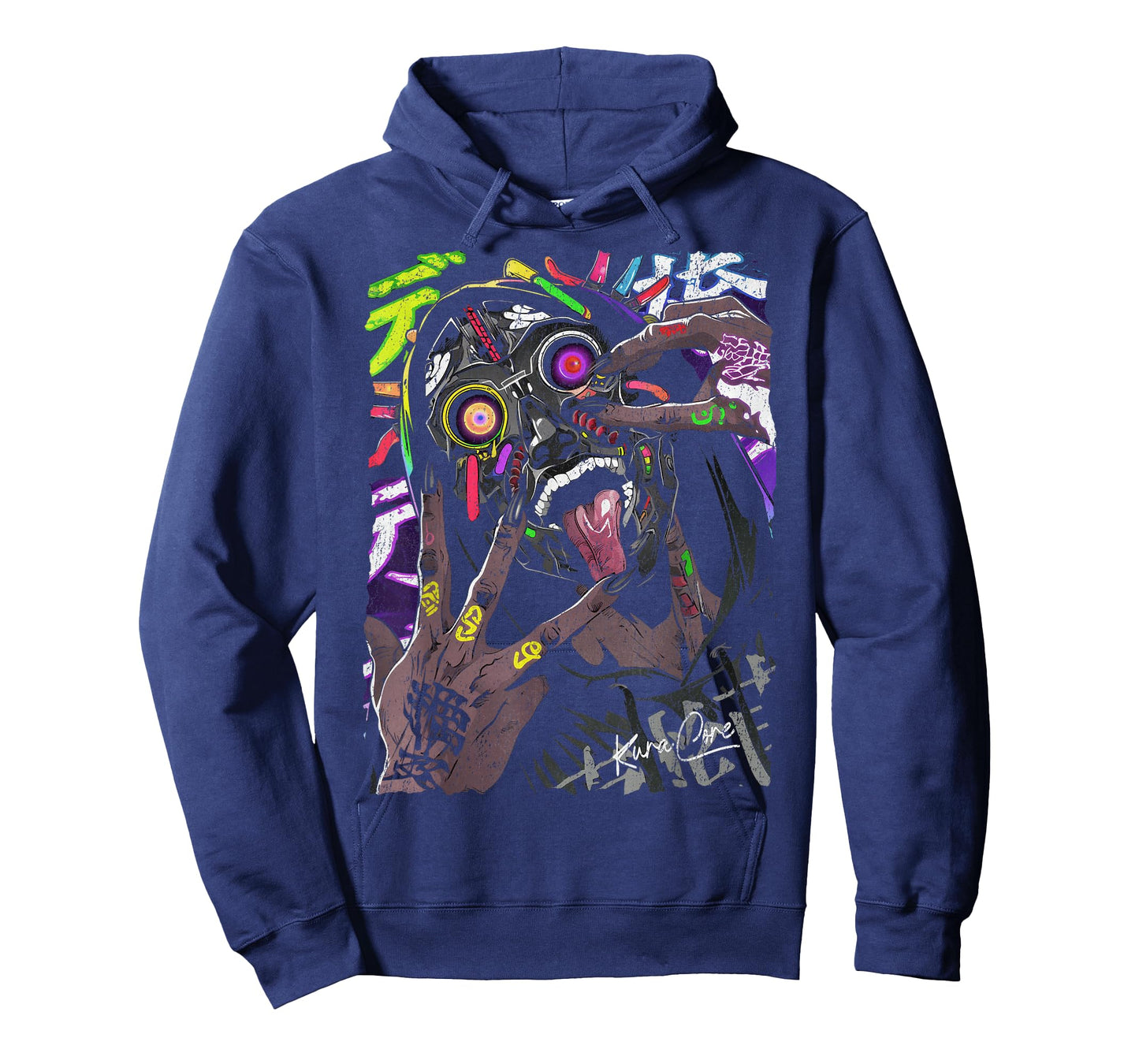 Japanese Streetwear Cyberpunk Y2K Techwear Retro Manga Anime T-Shirt