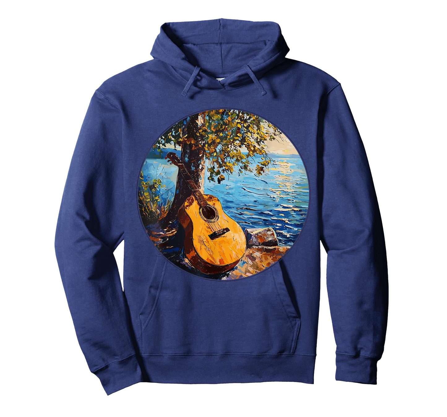 Acoustic Guitar By The Lake Guitarist T-Shirt