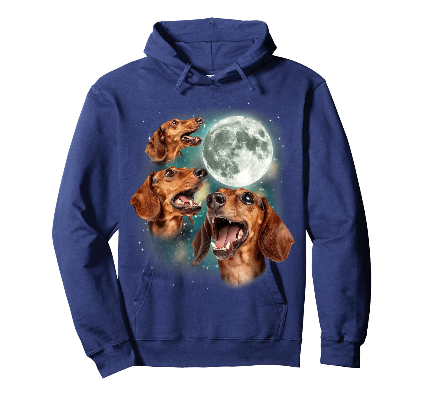 Three Dachshund Moon | 3 Wiener Pups Dog Lover Dachshund Pet T-Shirt