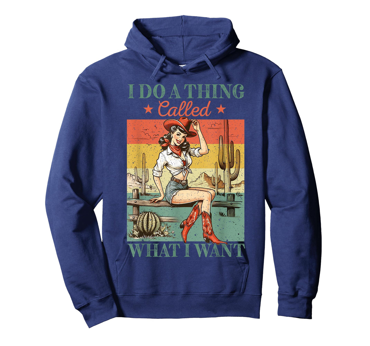 I Do A Thing Called What I Want Western Cowgirl Vintage T-Shirt