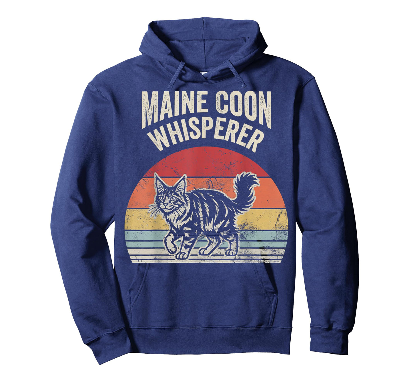Maine Coon Whisperer Vintage Sunset Cat T-Shirt