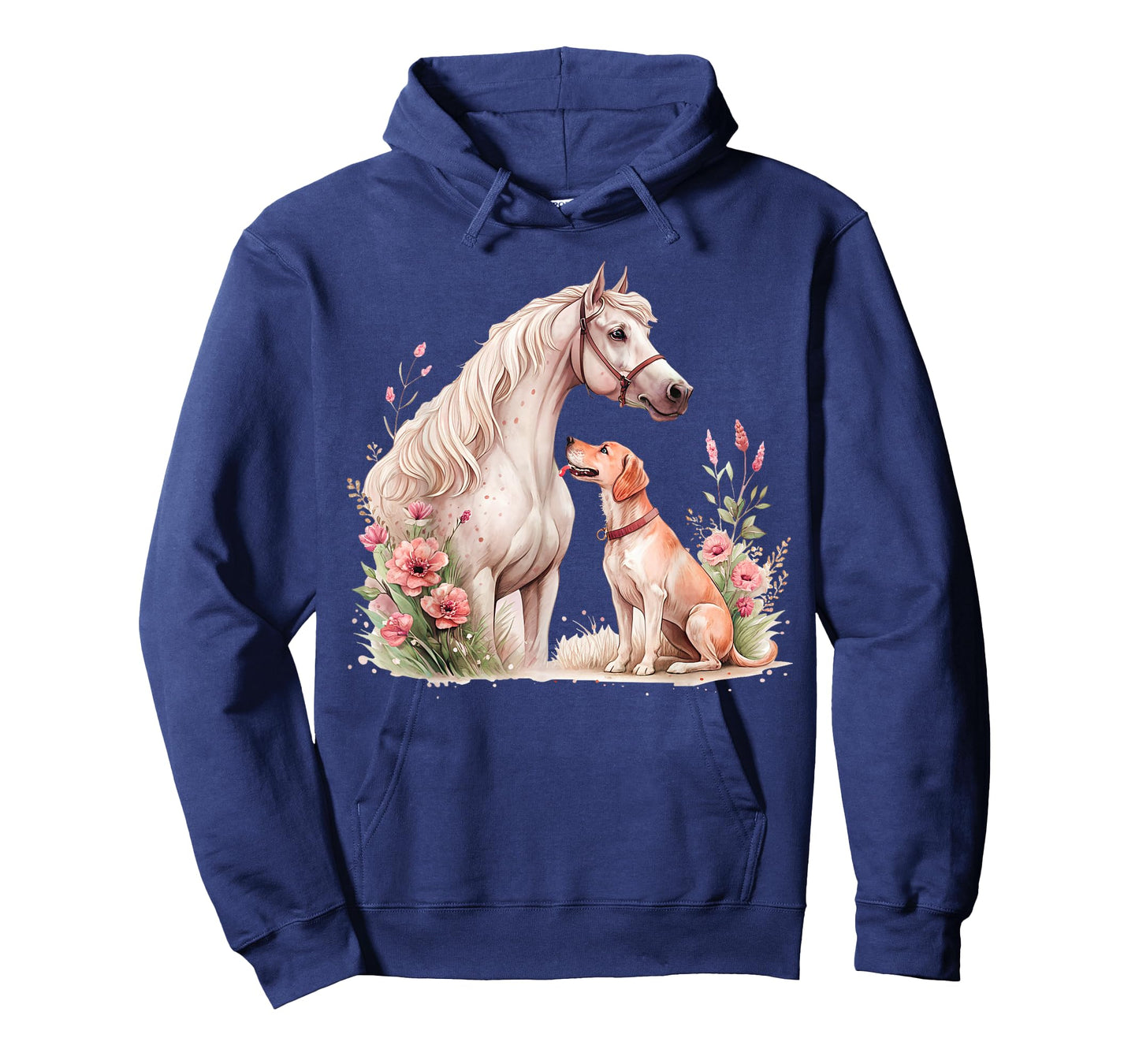 Horse And Dog Silhouette Love Harmony T-Shirt