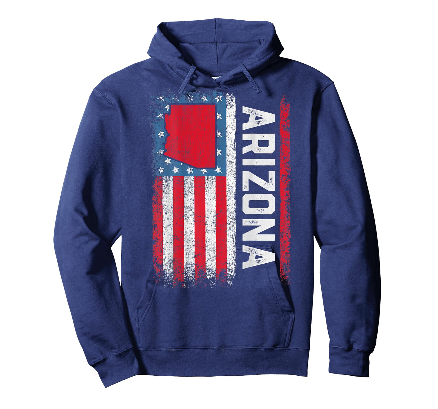 Vintage Arizona State USA Flag Shirt Arizona (On Back) T-Shirt