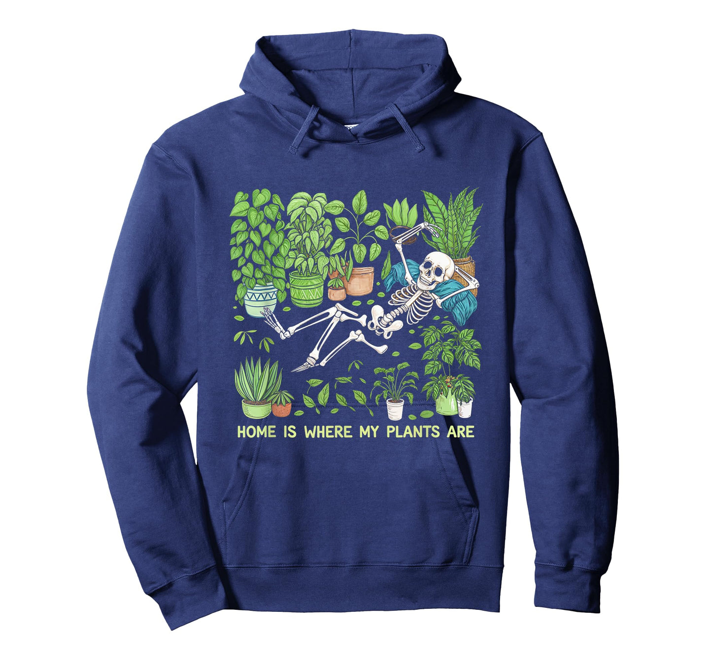 Where My Plants Are Skeleton Plant Lover T-Shirt