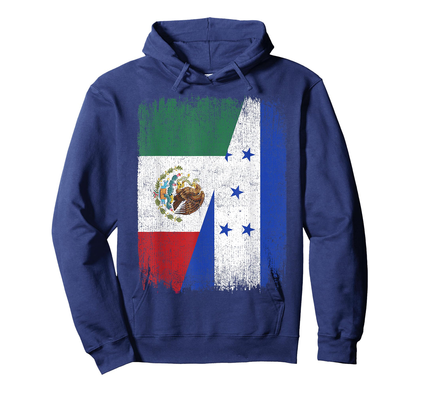 Half Mexico Honduras Flag Mexican Honduran Roots T-Shirt