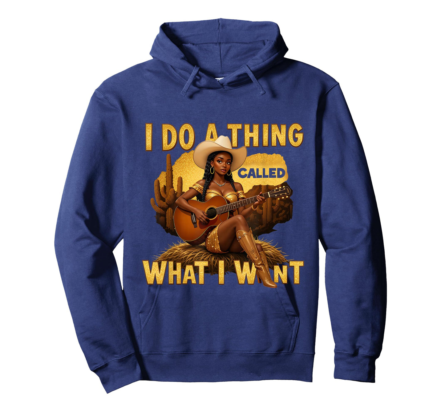 Retro Cowgirl Western Cowboy I Do A Thing Called What I Want T-Shirt