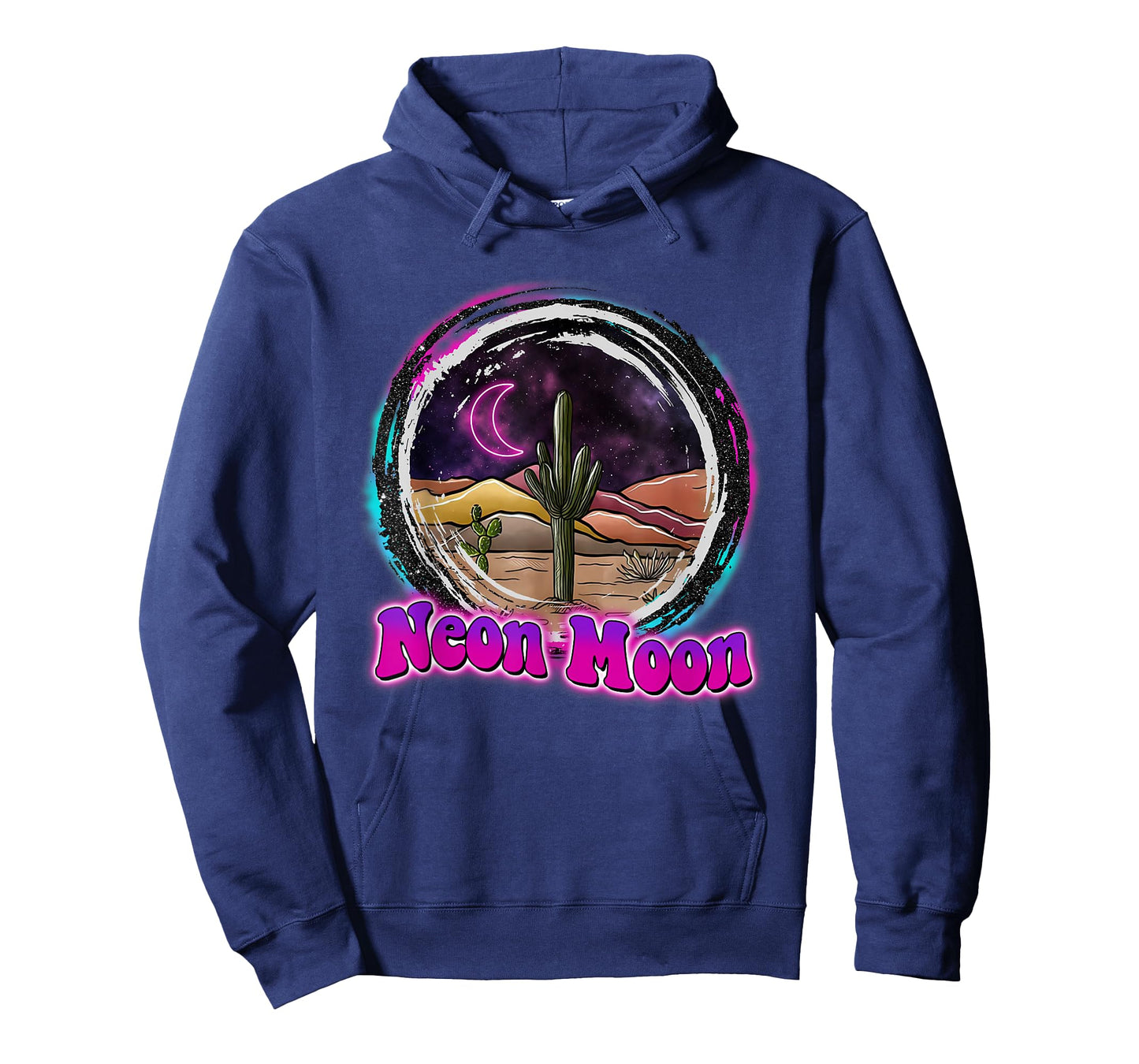 Neon-Moon Country Retro Western 80s 90 Cactus T-Shirt