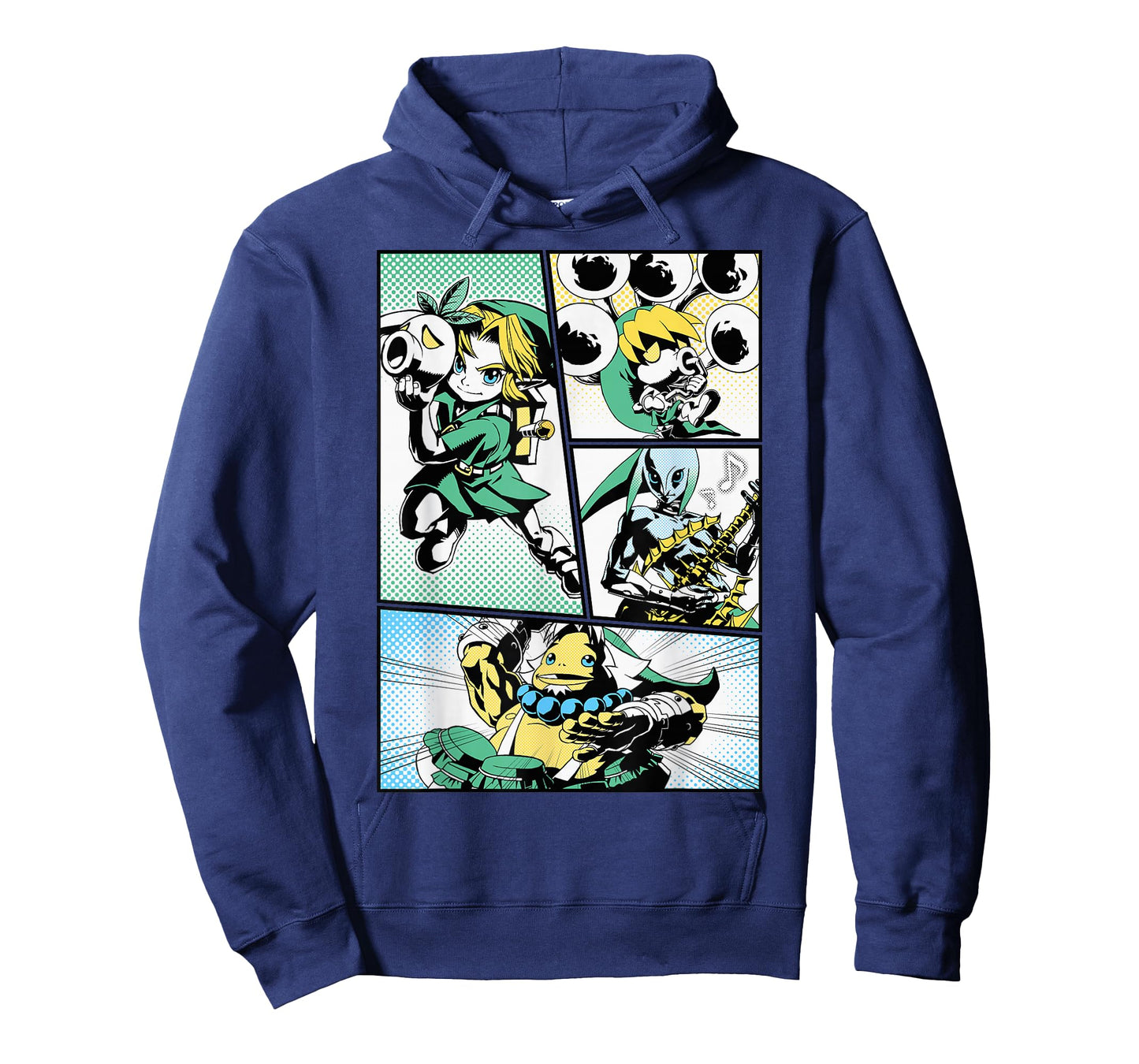 Nintendo Zelda Link Manga Comic Panels Graphic T-Shirt T-Shirt