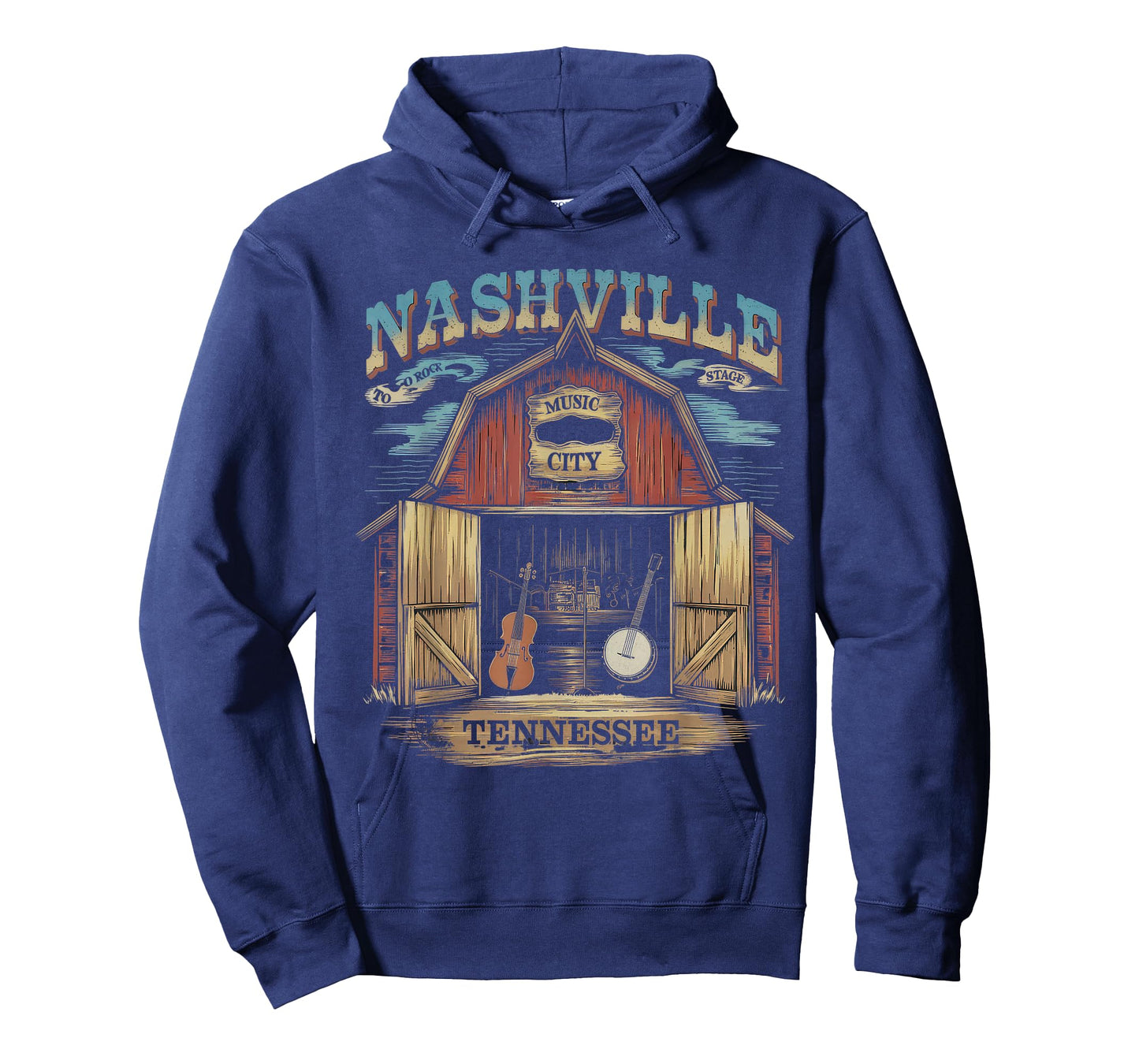 Nashville Music City Tshirt Women Men Tennessee Rock Country T-Shirt