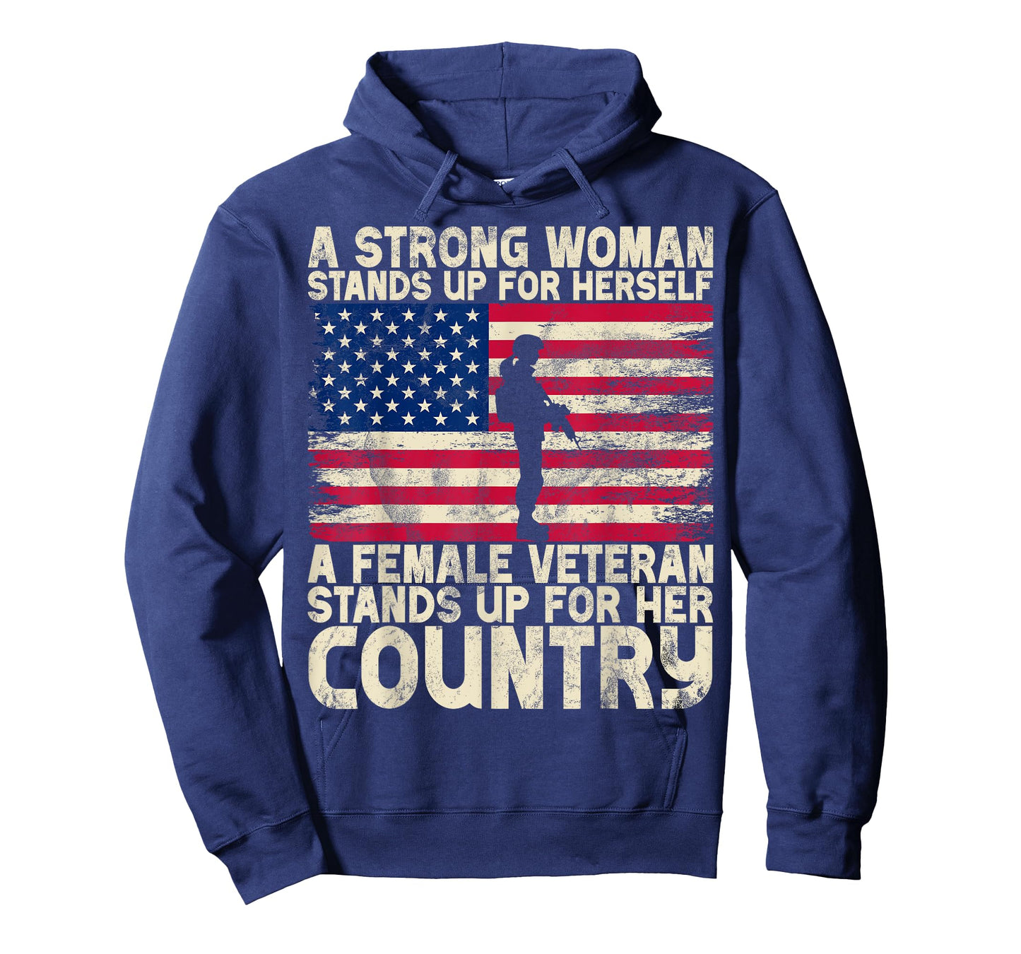 Female Veteran Veteran's Day Women Veteran Soldier Patriotic T-Shirt