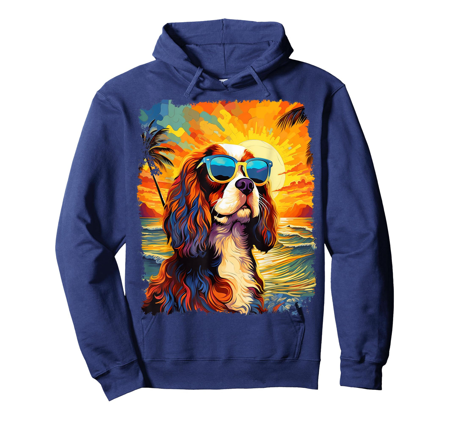Pop Art Dog Cavalier King Charles Spaniel Hawaiian T-Shirt