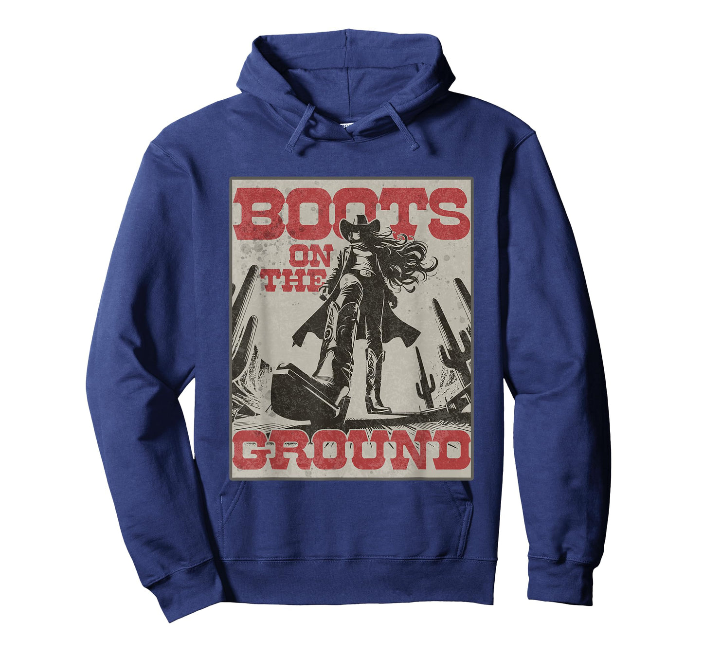 Cowgirl Boots on The Ground Vintage Western T-Shirt