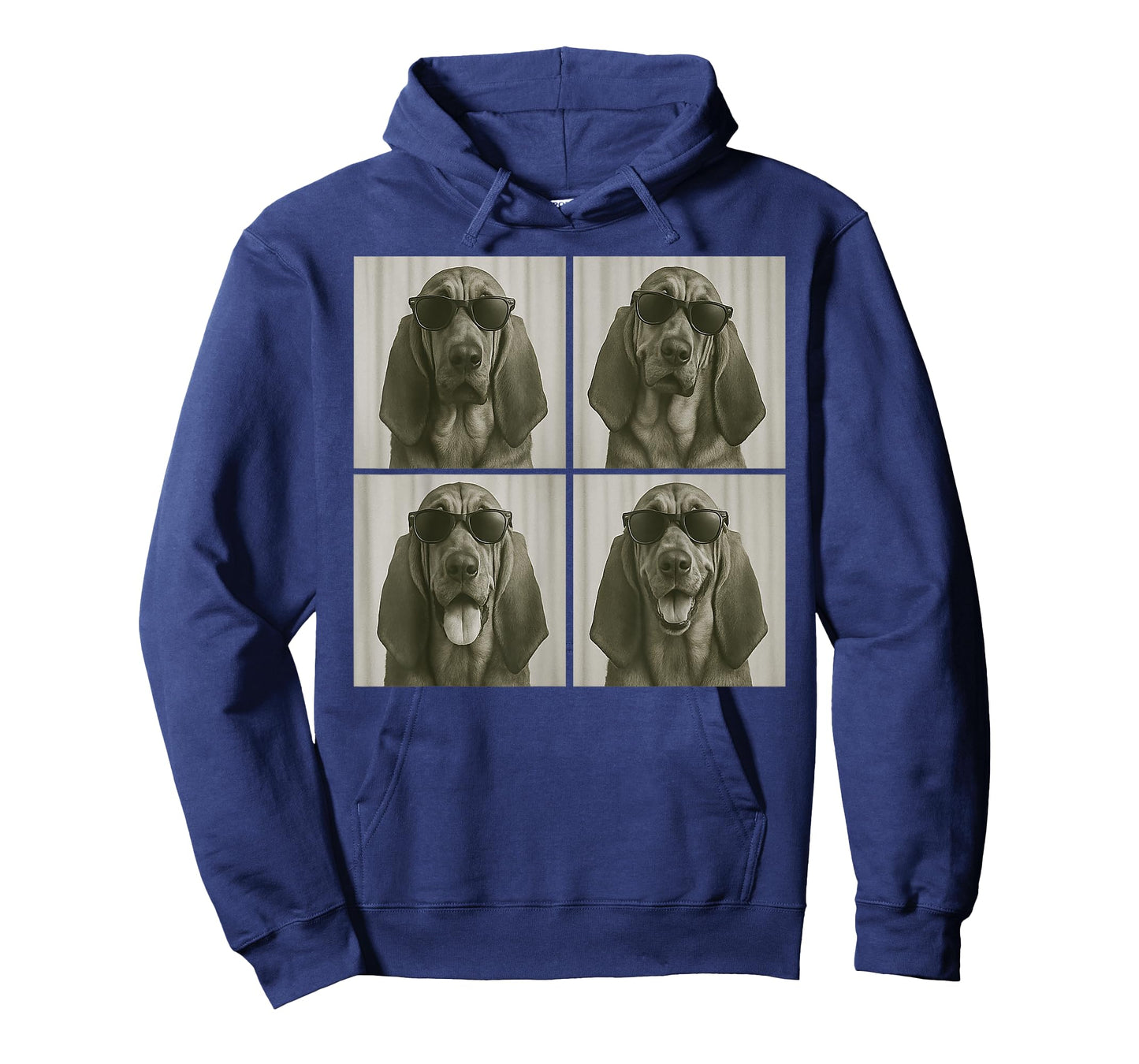 Funny Bloodhound Dog Lover Cute Bloodhound Photo Booth T-Shirt for Men Women Kids