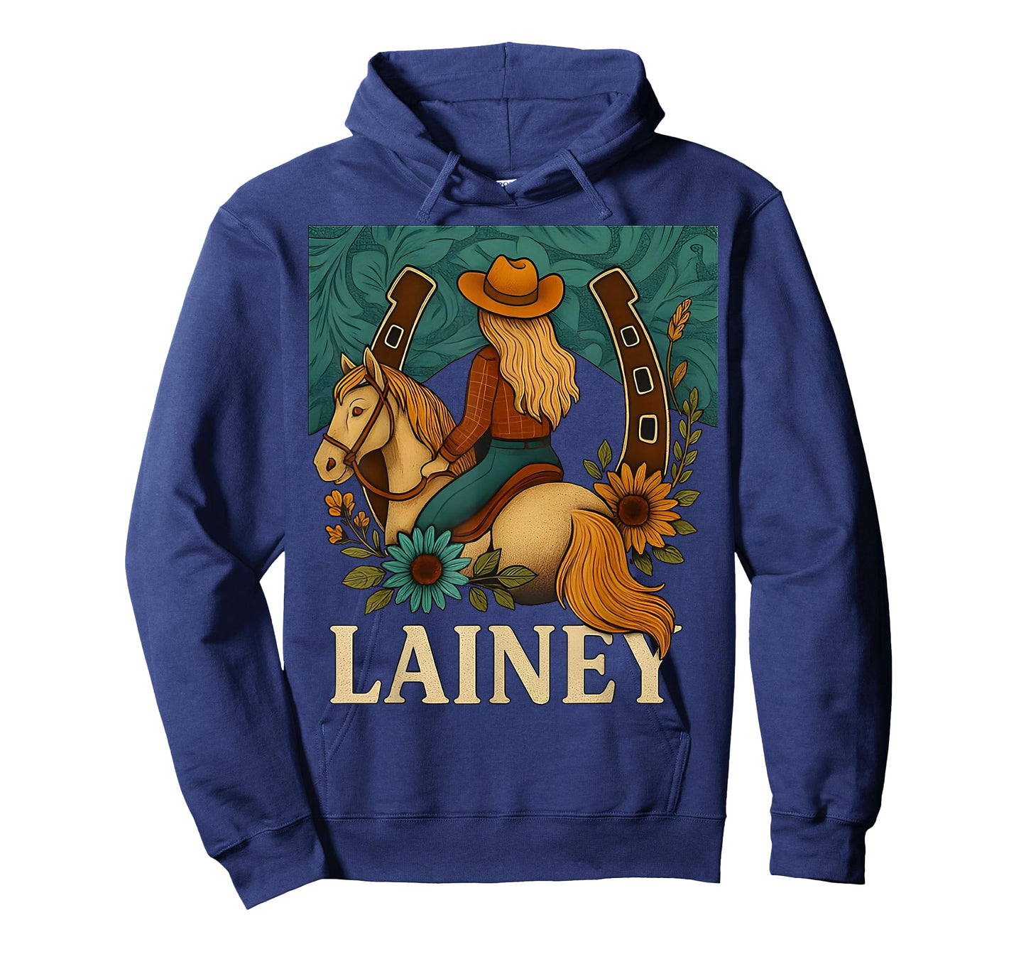 Lainey Vintage Western Cowgirl Gift for Men Women Kid Girl T-Shirt