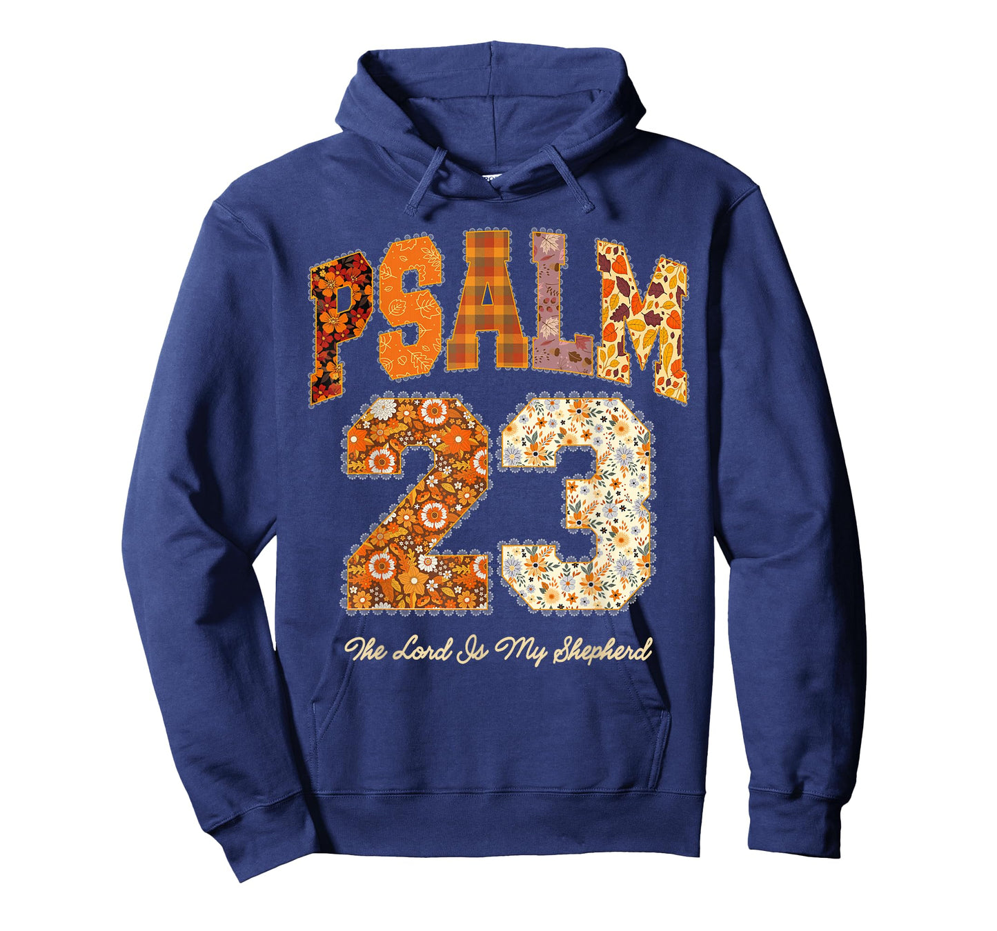 Fall Psalm 23,The Lord is My Shepherd,Thanksgiving Christian T-Shirt