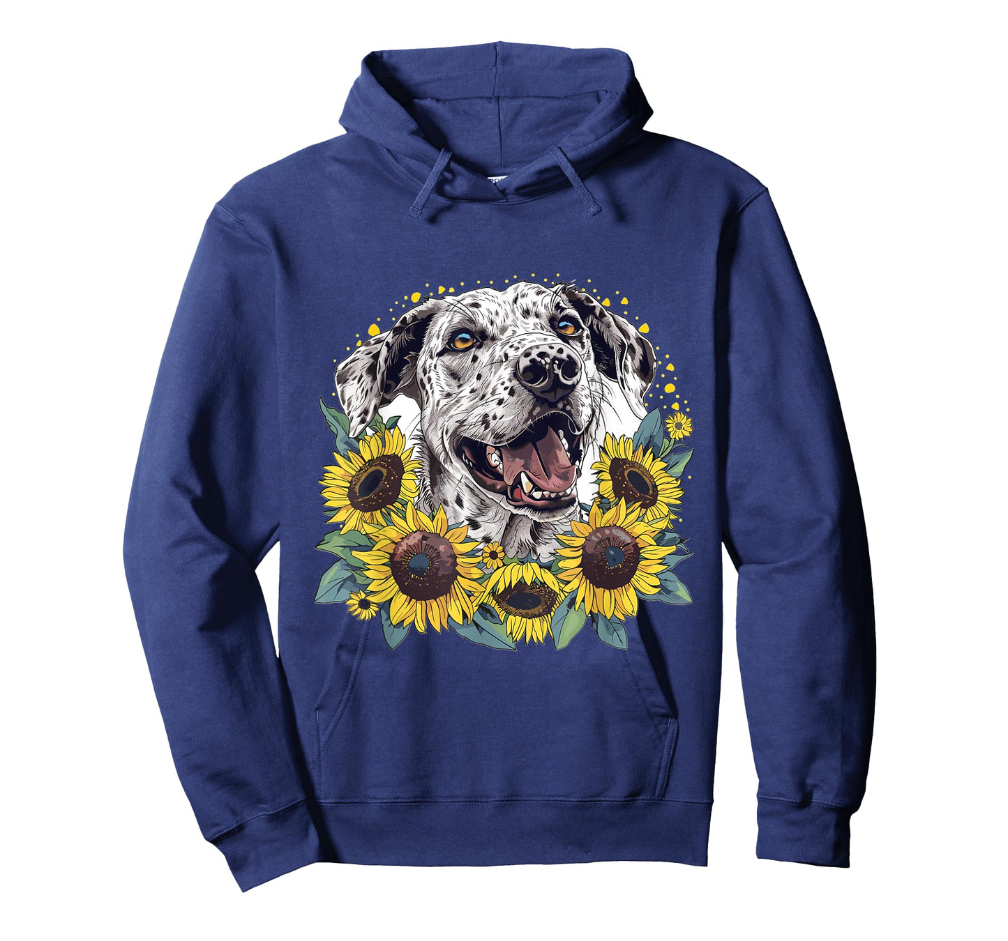 Catahoula Leopard Dog Dog Breed Graphic Sunflowers Men Women Kids T-Shirt