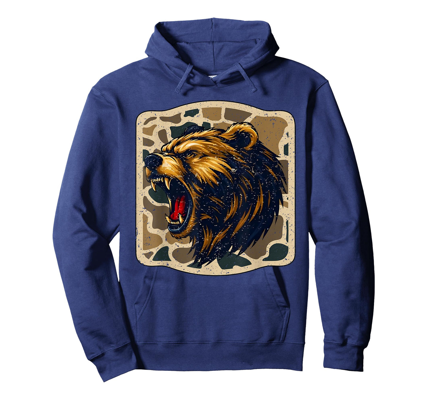 Bears Camo Football Game Day School Mascot Team Spirit T-Shirt