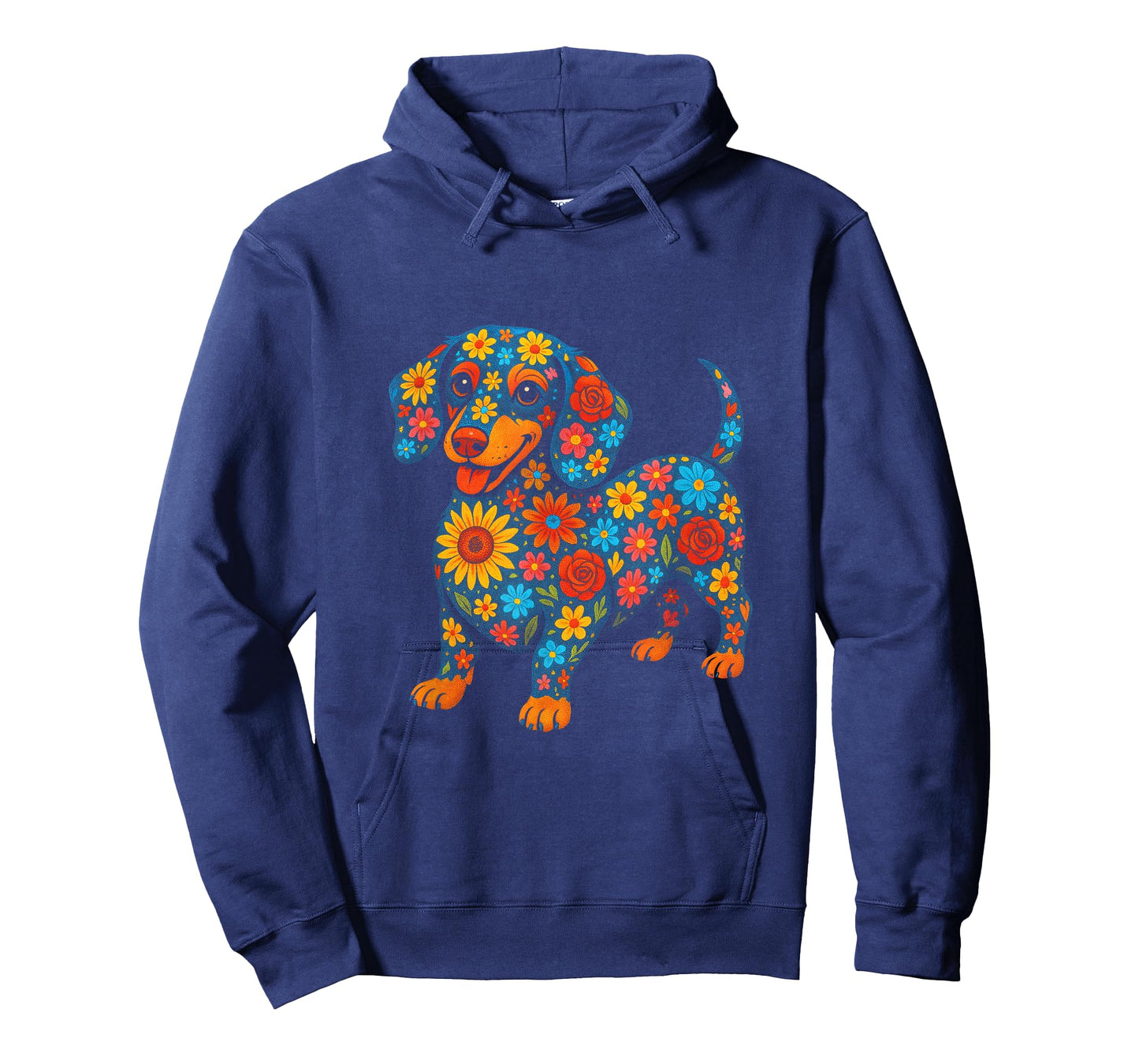 Flower Dachshund - Funny Dog Lover Art T-Shirt