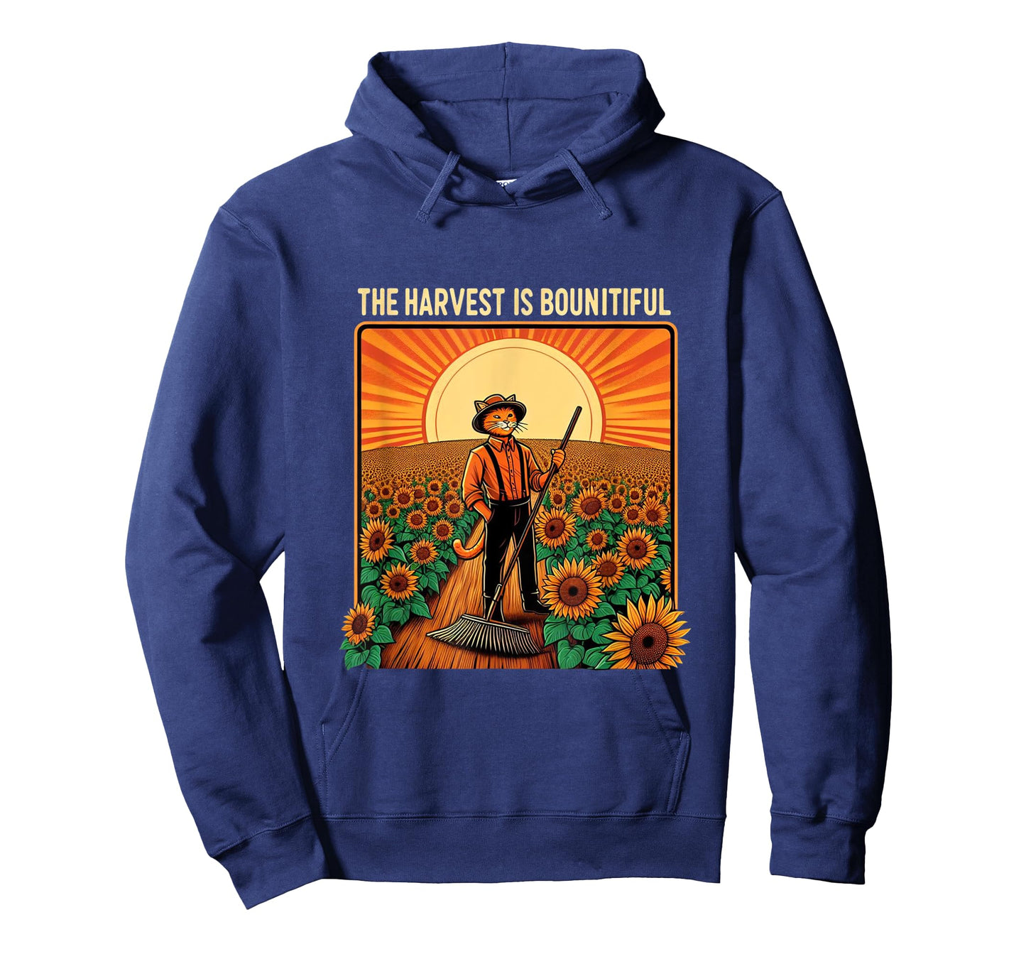 The harvest is bountiful funny farmer cat T-Shirt for Men Women